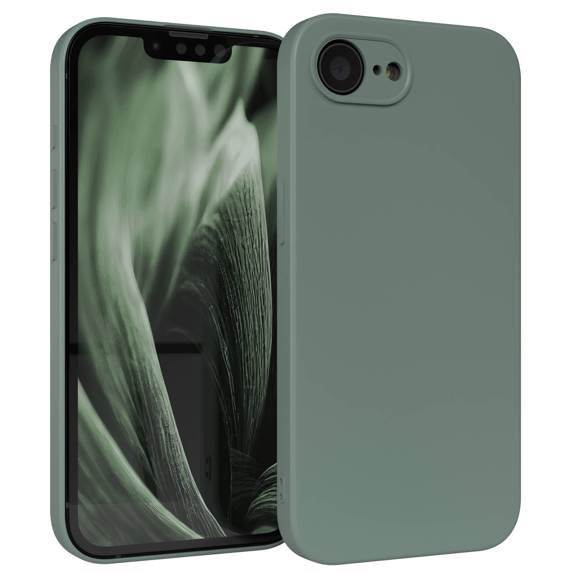 EAZY CASE Handyhülle TPU Hülle für Apple iPhone 17e 6,1 Zoll, Schutzhülle mit Kameraschutz stoßfest telefonhülle Matt Dunkelgrün