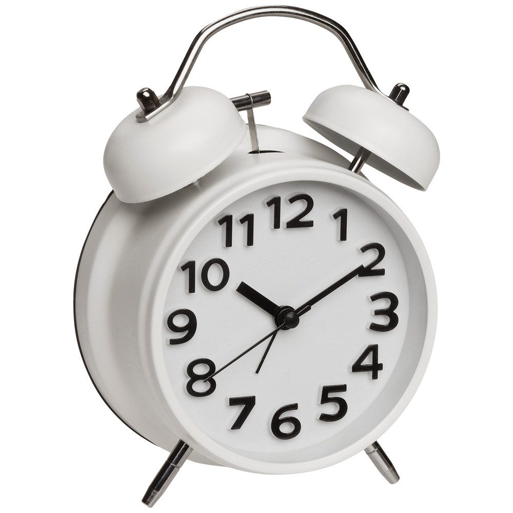 TFA Dostmann Wecker TFA Dostmann 60.1040.02 Quarz Wecker Weiß Alarmzeiten 1 Leisegang-Uhr – Bild 2 von 2