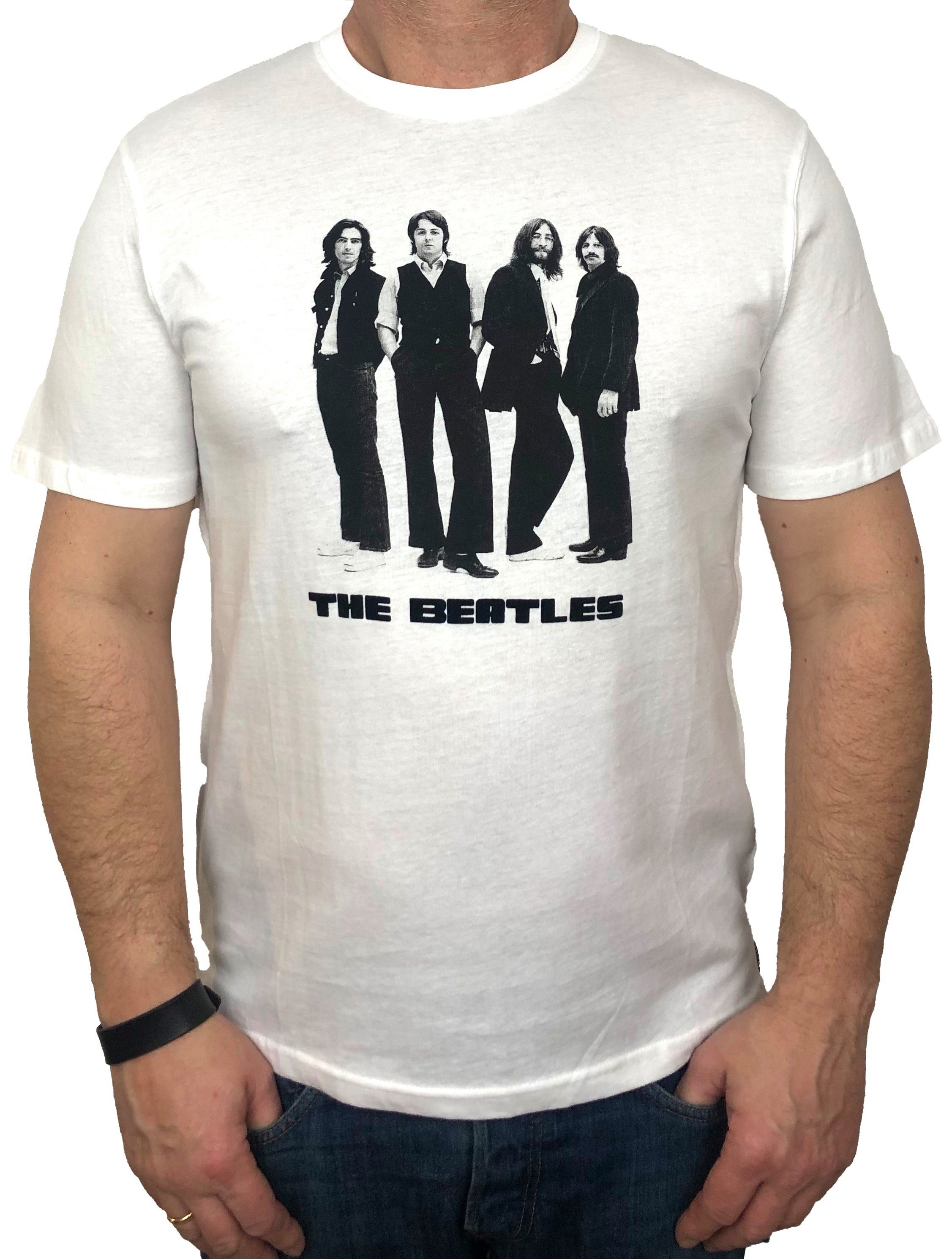 Album" (Stück, "White Stück) T-Shirt 1-tlg., mit Frontprint The Beatles