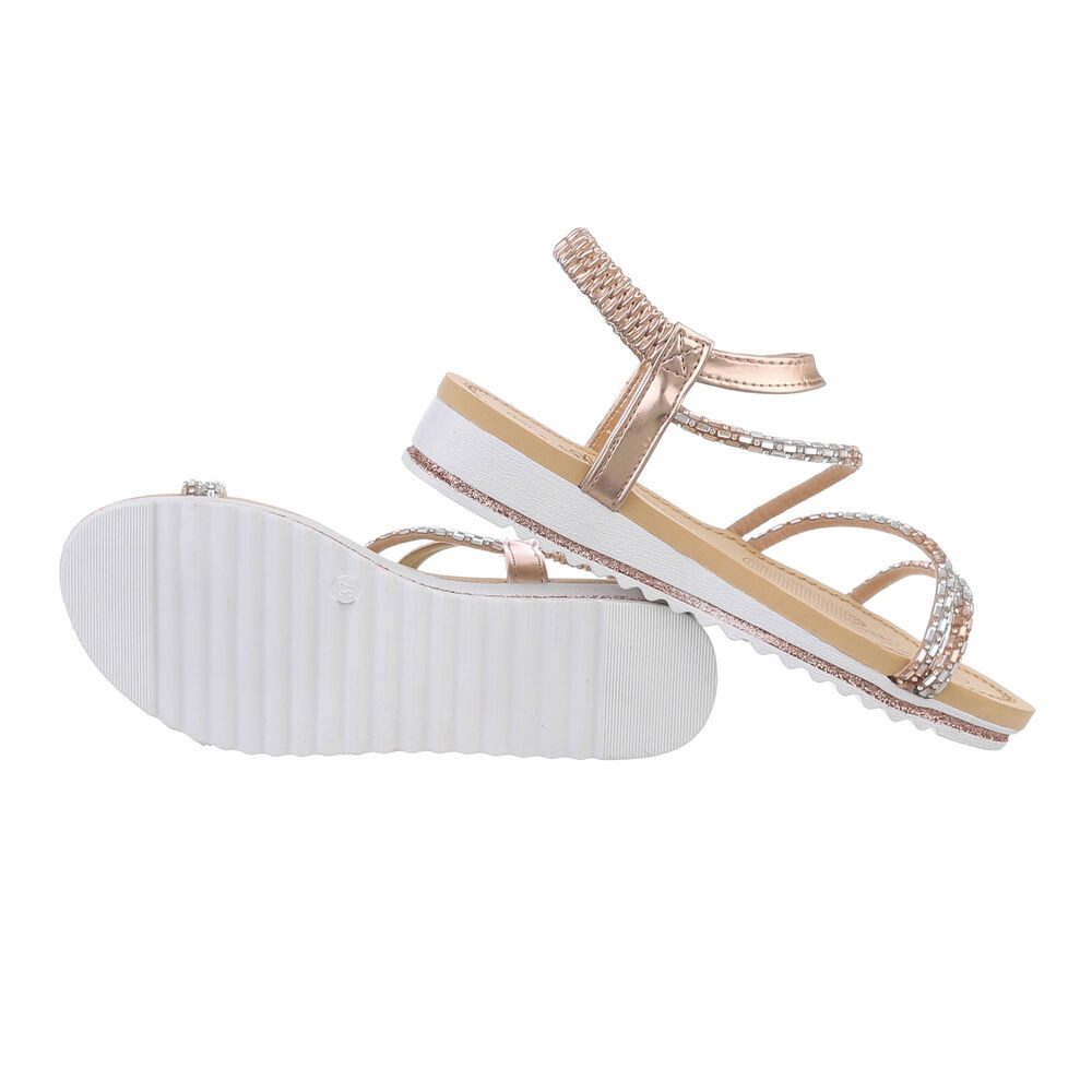 Ital-Design Damen Freizeit Riemchensandalette (85960198) Keilabsatz/Wedge günstig online kaufen