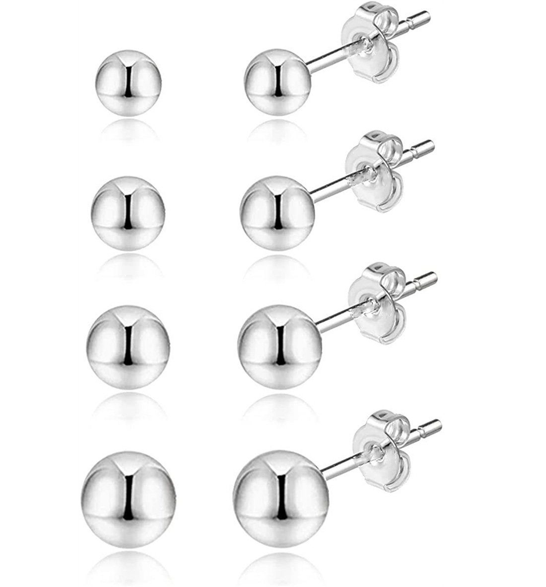 DAYUT Ohrhaken-Set Silberne Ohrringe, Schlafende Ohrringe für Frauen (1-tlg)