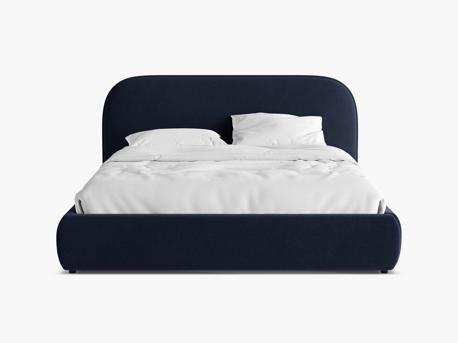 Micadoni Polsterbett Murada, Bett mit Bettkasten und Kopfteil