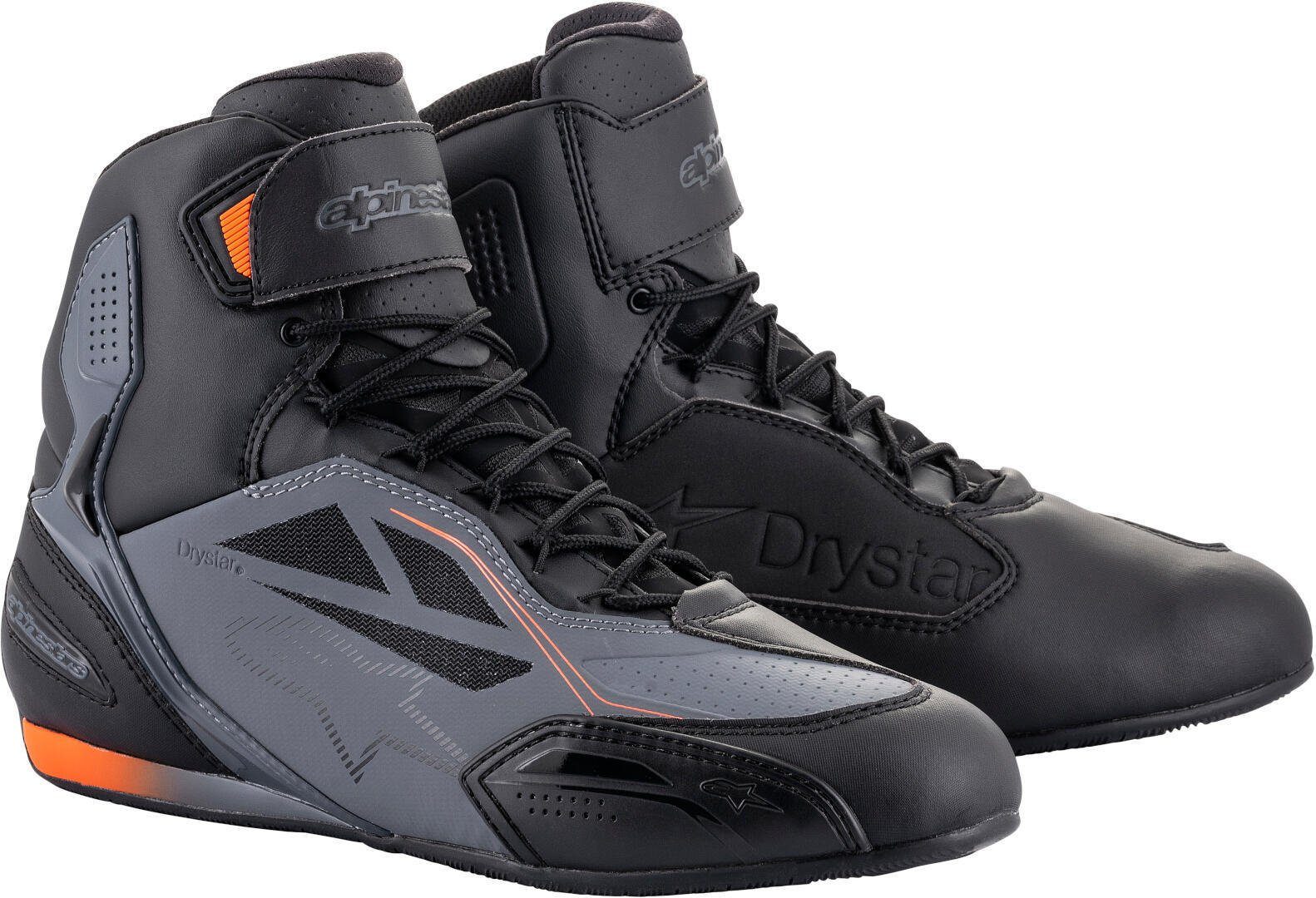 Alpinestars Faster-3 DryStar Motorradschuhe Black/Gray Motorradstiefel