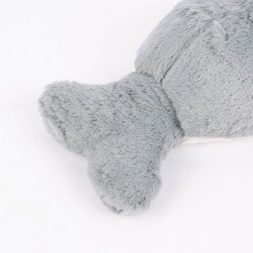 Warmies® Dekokissen Wärmetier Seehund grau weiß schwarz braun 100% Hirse-Lavendelfüllun