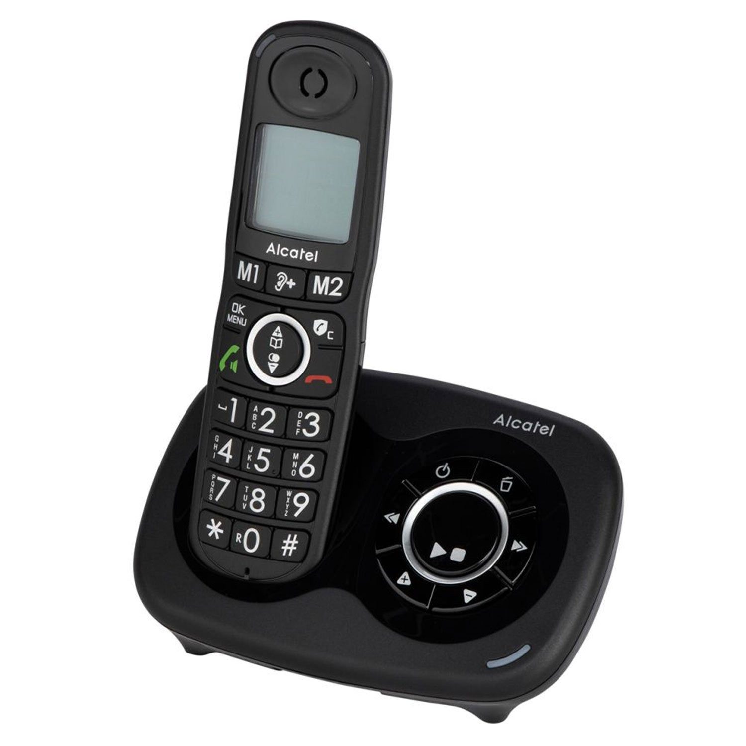 Alcatel XL595 Voice Großtasten-Schnurlostelefon mit Festnetztelefon