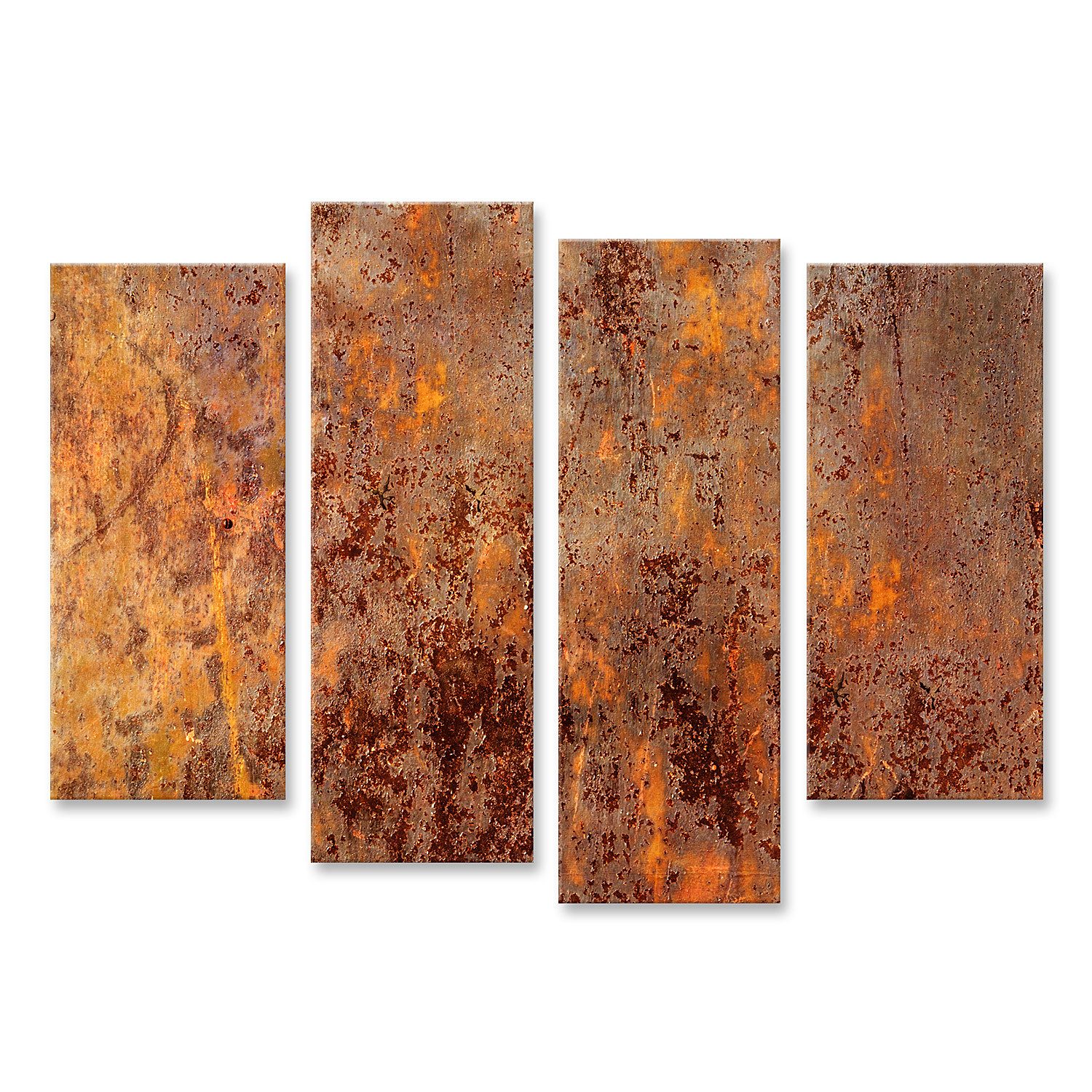 islandburner Leinwandbild Luxus Abstrakt Art Grunge und Rost Edition 3 Bild günstig online kaufen