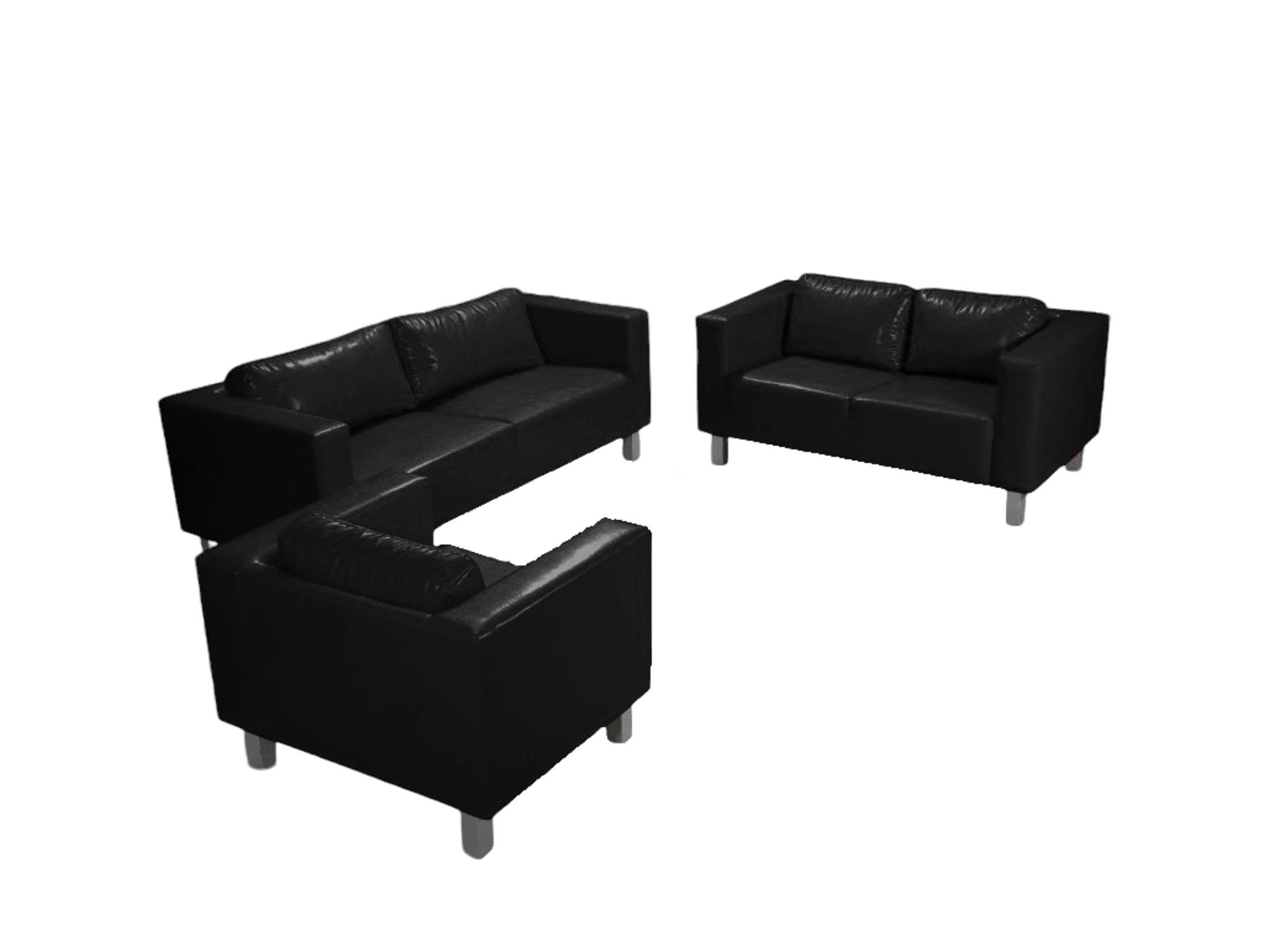 Fun Möbel Polstergarnitur Sofa-Set MAILAND 3-2-1 günstig online kaufen