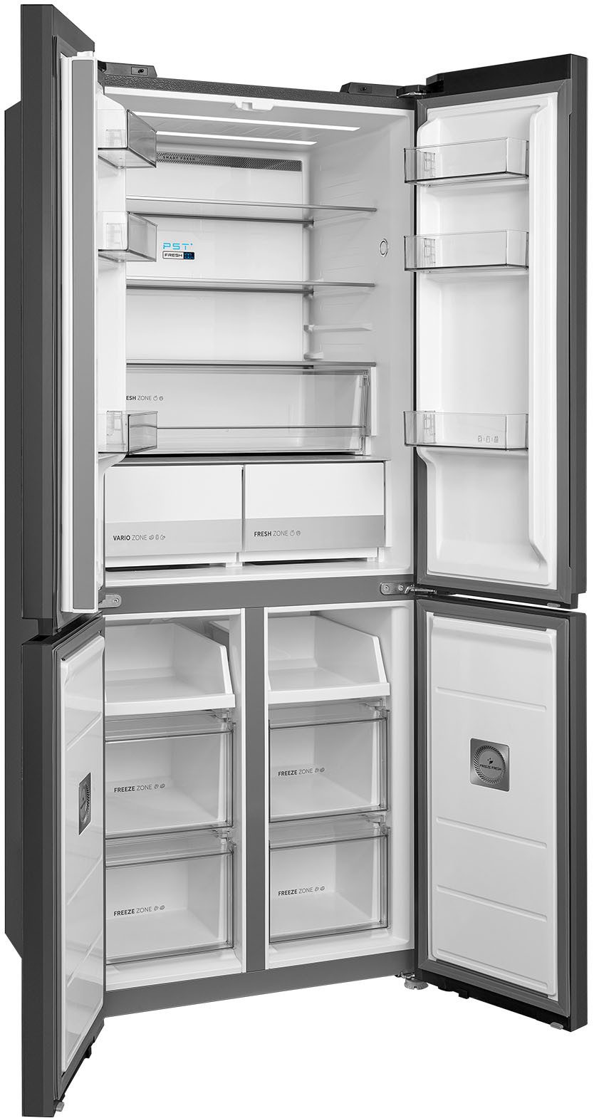 Midea Kühl-/Gefrierkombination INSTA-FIT MASTER MDRM587BIE70, 191 cm hoch, 75 cm breit – Bild 4 von 5