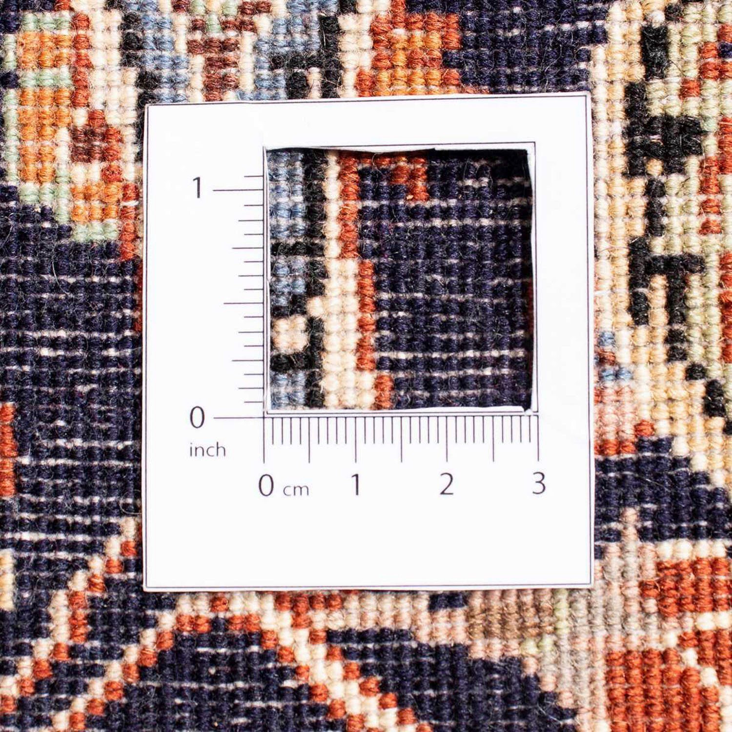 Wollteppich Kaschmar Blumenmuster Beige 10 cm, 293 Zertifikat mit mm, rechteckig, 198 Unikat x morgenland, Höhe