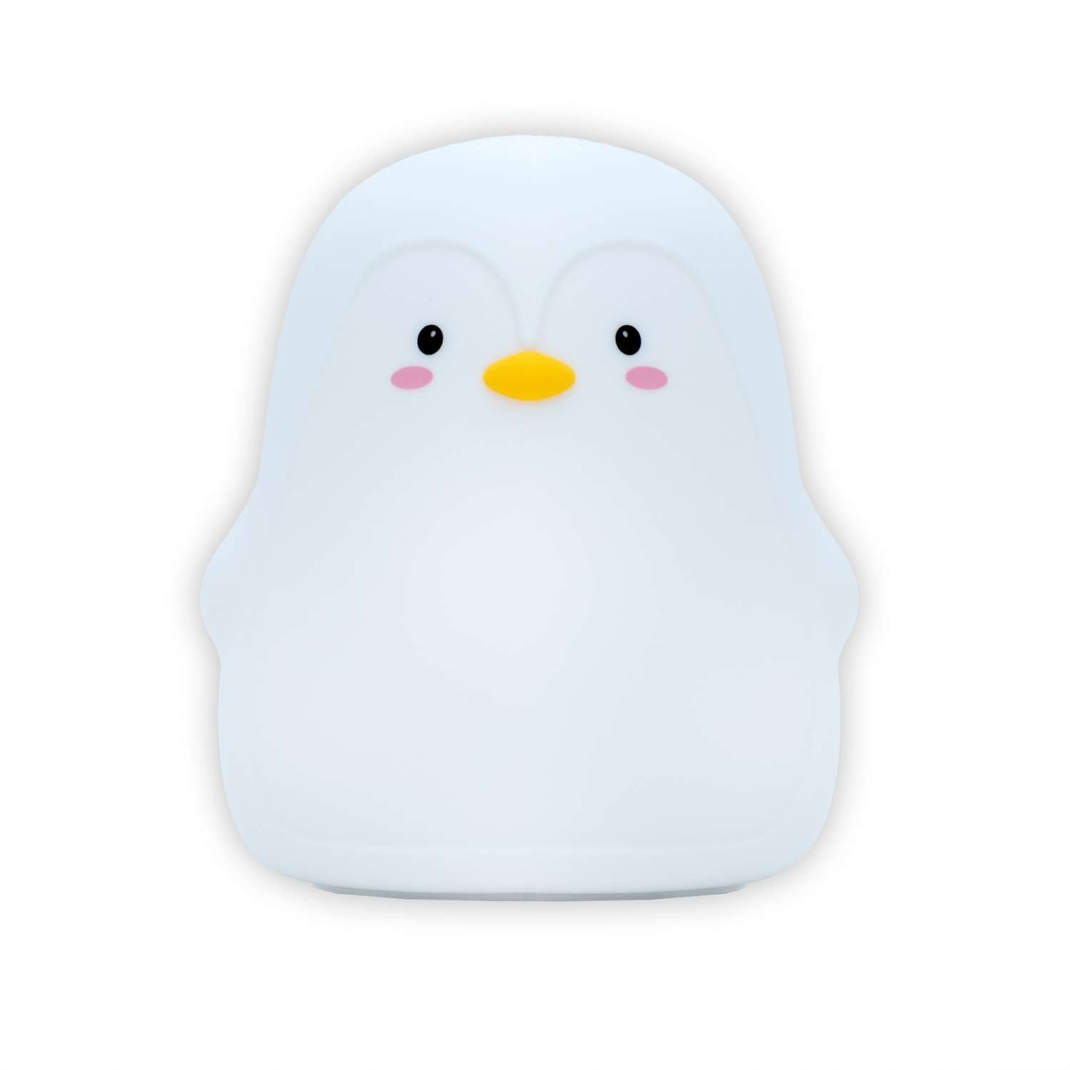 Intirilife Nachtlicht, LED, On/Off-Timer-Button, Farbwechsel, Touch Sensor, LED, Farbwechsler, Nachtlampe für Kinder mit 7 Farben Nachtleuchte Aufladbar mit Kabel