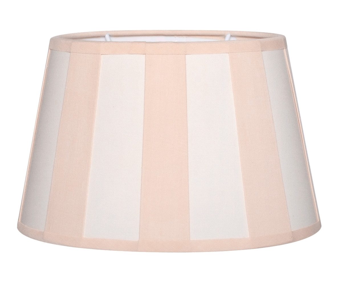 Brillibrum Lampenschirm Lampenschirm gestreift oval rund Streifenmuster E27 E14 – Bild 5 von 5