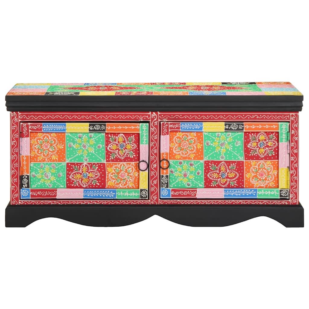 vidaXL Couchtisch Couchtisch Mehrfarbig 90x50x40 cm Massivholz günstig online kaufen