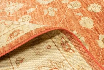 Wollteppich Ziegler Teppich handgeknüpft rot, morgenland, rechteckig, Höhe: 8 mm