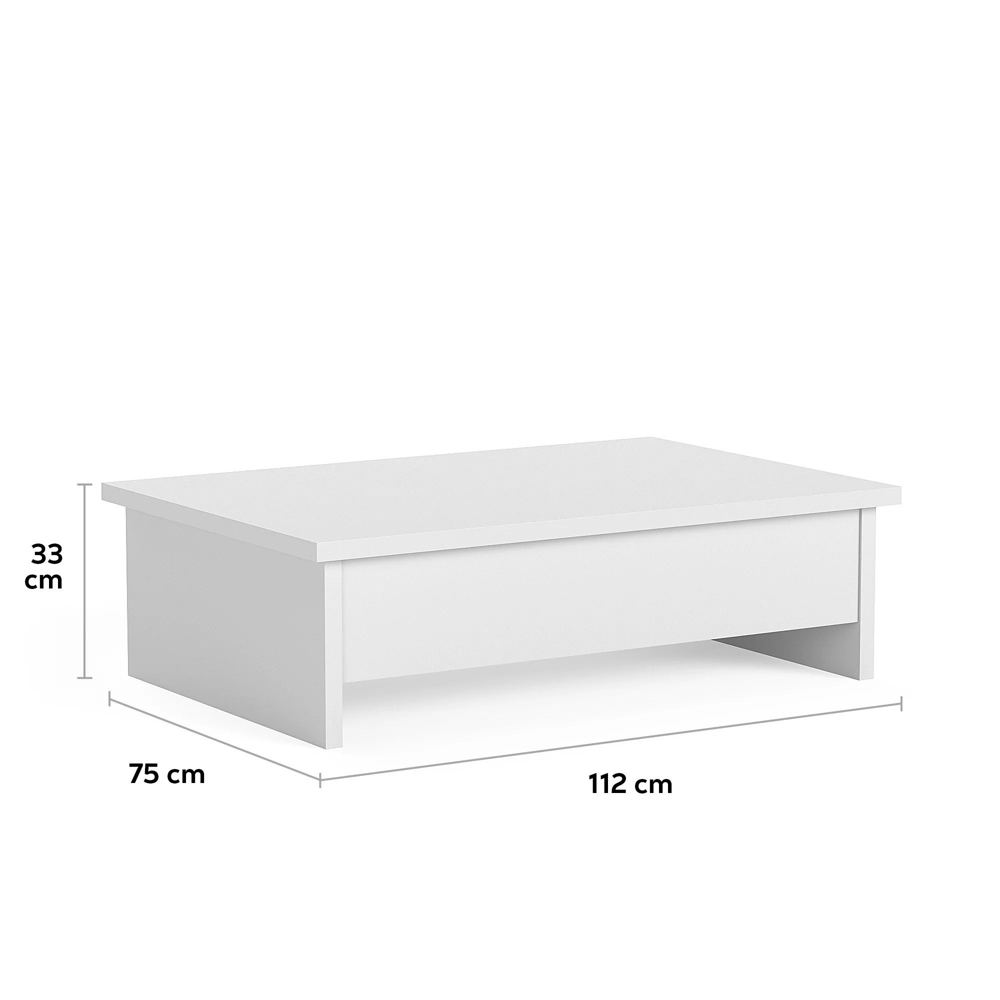 Multimo Couchtisch Multimo "Fold" – Höhenverstellbarer Couchtisch