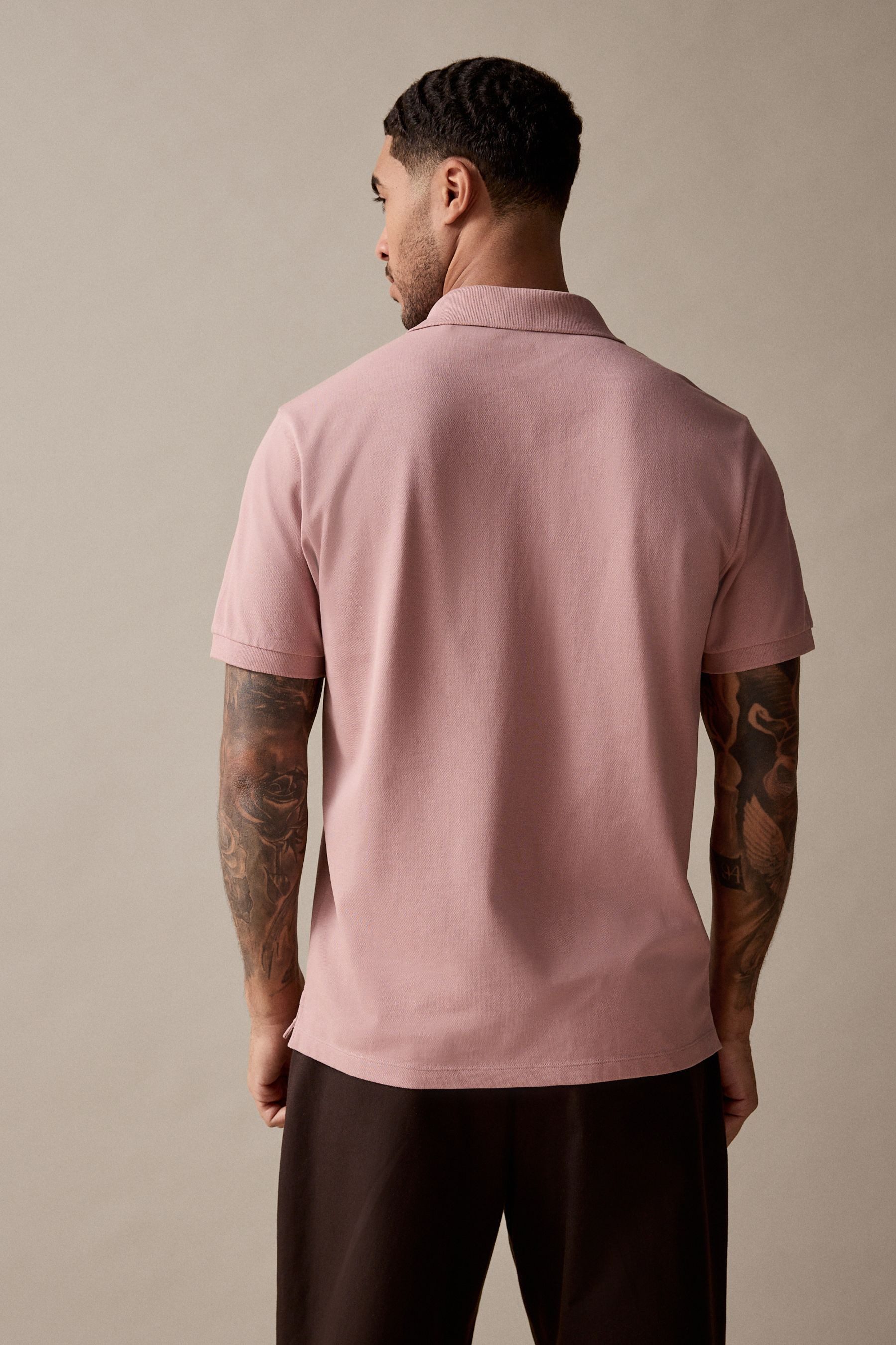 Next Poloshirt Piqué-Polo-Shirt mit Reverskragen (1-tlg) günstig online kaufen