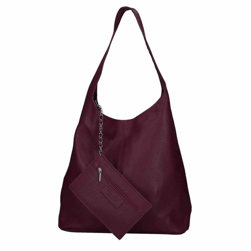 ITALYSHOP24 Shopper Made in Italy XL Damen echtes Leder Tasche Schultertasc günstig online kaufen