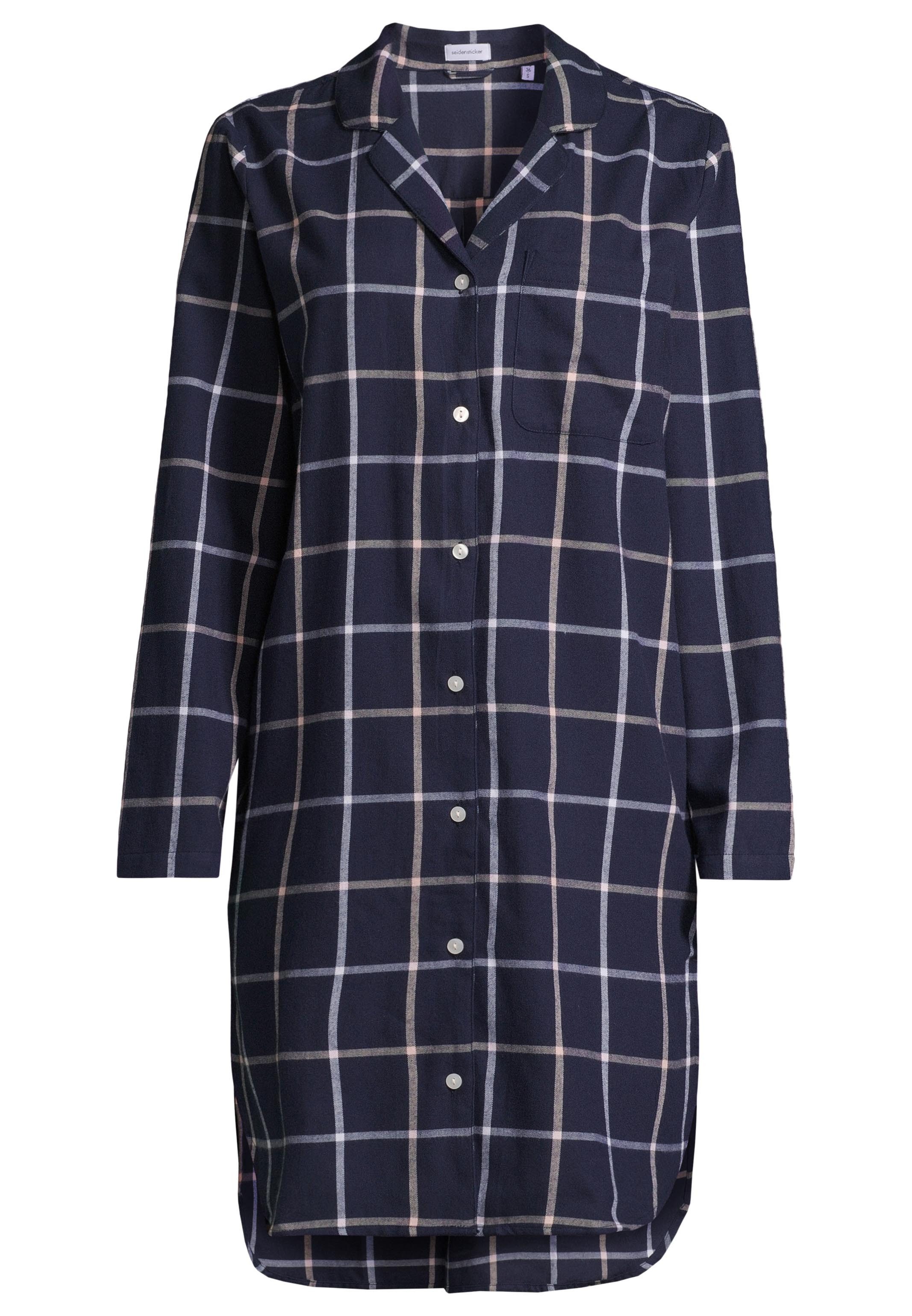 seidensticker Nachthemd Classic Flanell (1-tlg) Nachthemd - Baumwolle - Wär günstig online kaufen