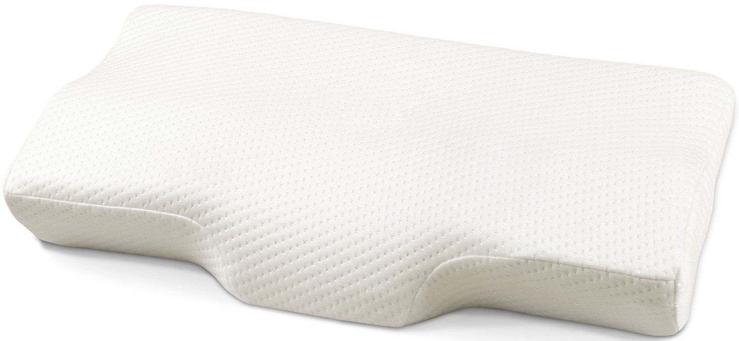ELONEO Anti-Schnarch Kissen 35 x 11 x 60 cm, stabile Lage des Kopfes, für Hausstauballergiker geeignet
