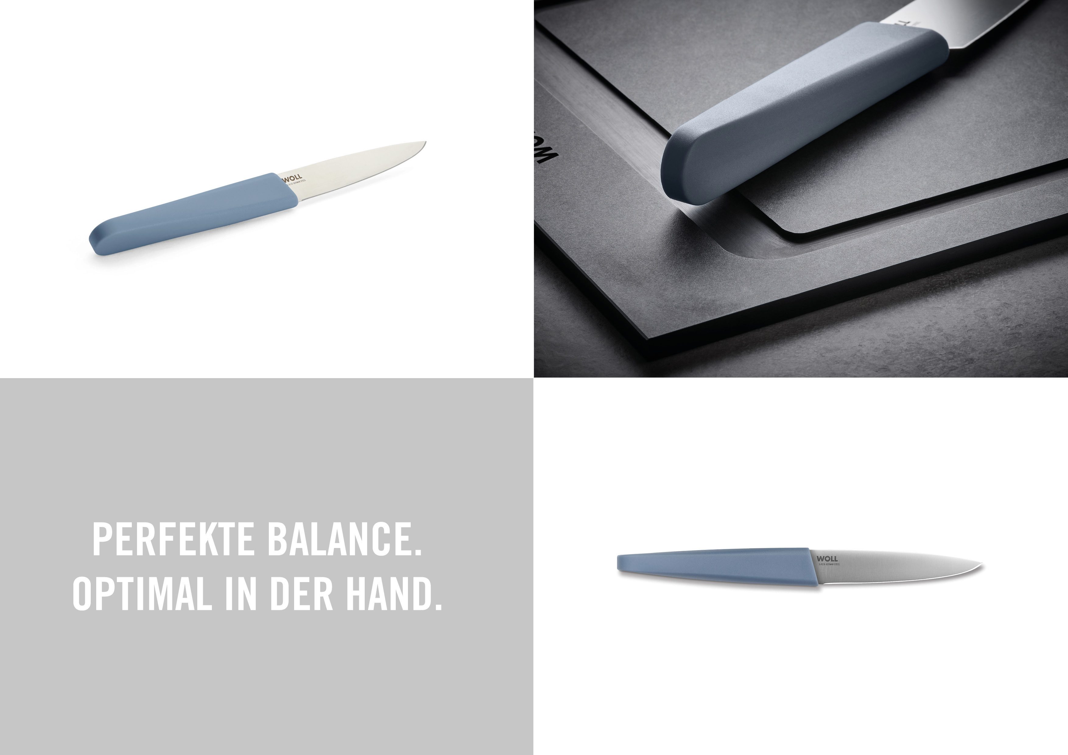 WOLL Gemüsemesser Cutting Edge, aus deutschem Edelstahl gemäß DIN 1.4116