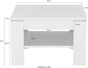 INOSIGN Beistelltisch BASIC, Breite ca. 65,0 cm