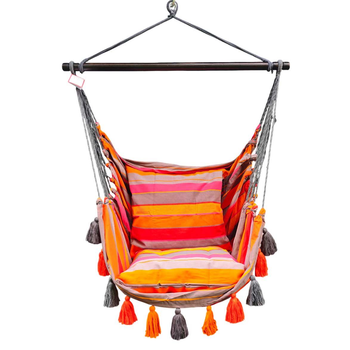 HOPLO Hängestuhl Hängesessel Mandarina mit Quasten günstig online kaufen