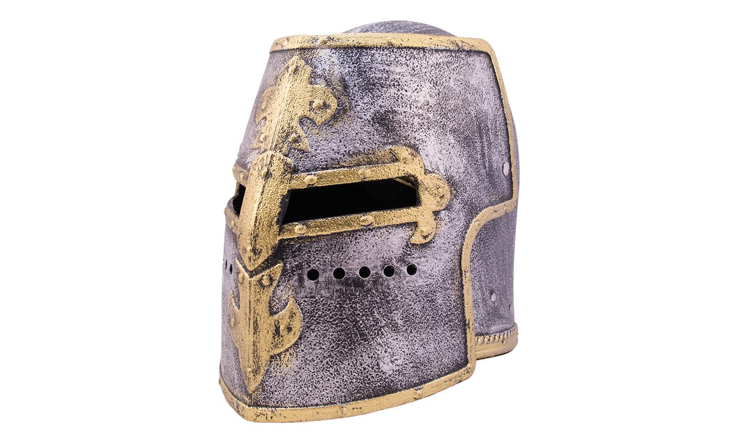 Holzspielerei Spielzeug-Helm Ritterhelm Templer, (1-tlg), bewegliches Visier