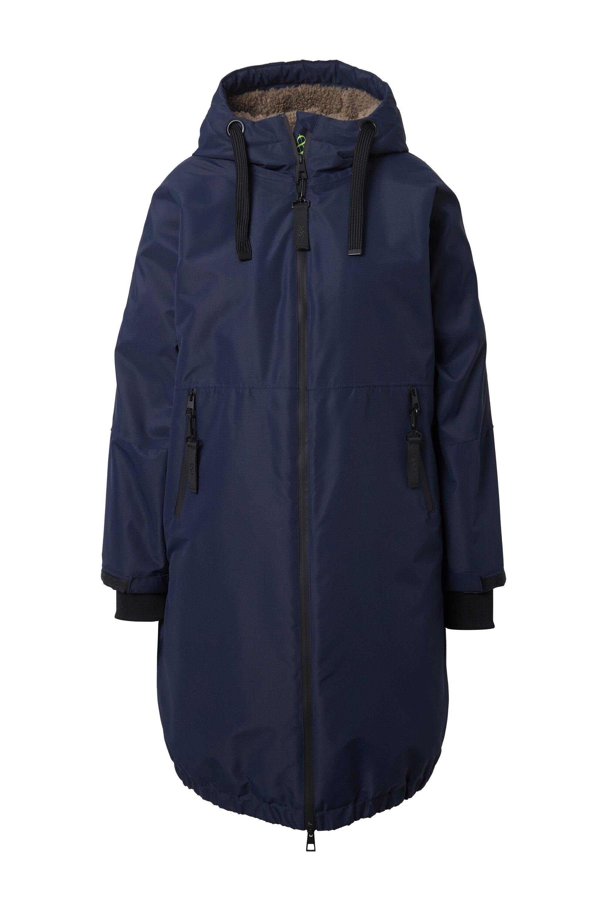 Laurasøn Wintermantel Funktionsmantel oversized Teddyfutter Kapuze günstig online kaufen