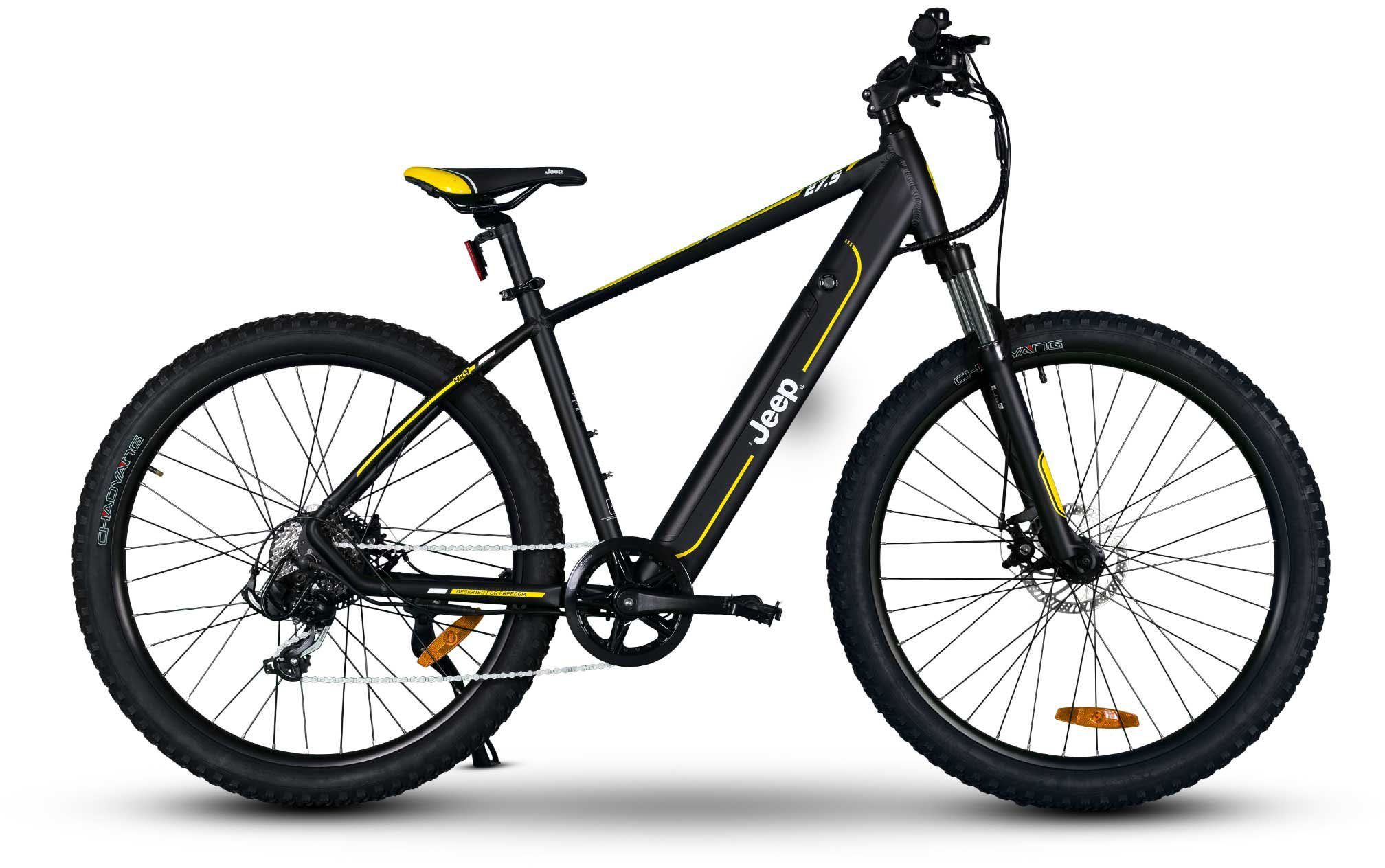 Jeep E-Bikes E-Bike MHR 7000, 7 Gang, Kettenschaltung, Heckmotor, (mit Akku-Ladegerät), Pedelec, Elektrofahrrad für Damen u. Herren, MTB, Mountainbike