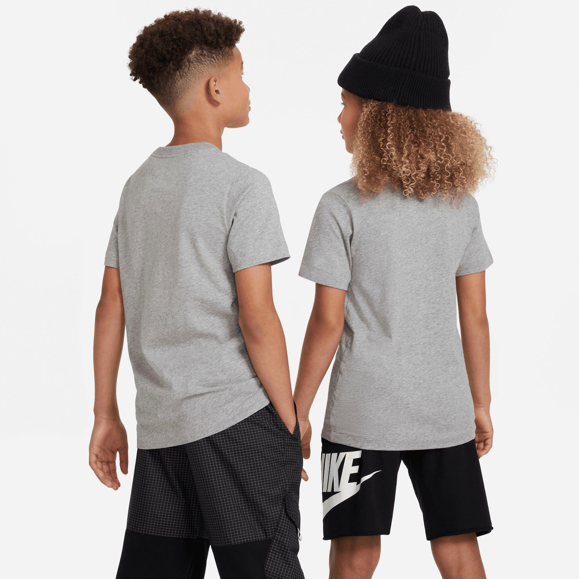 T-Shirt Big T-Shirt Sportswear Kids' Nike grau