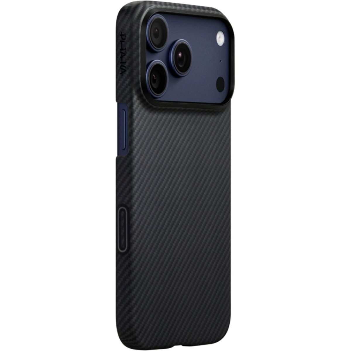 Pitaka Smartphone-Hülle Ultra-Slim Case iPhone 17 Pro Max Black/Grey Twill