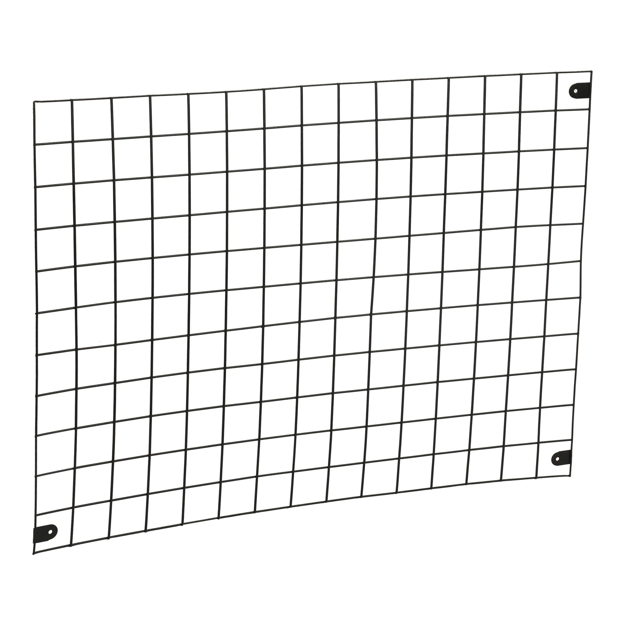 en.casa Fotohalter, »Sæby« Wandgitter Metall 75 x 55 cm Schwarz günstig online kaufen