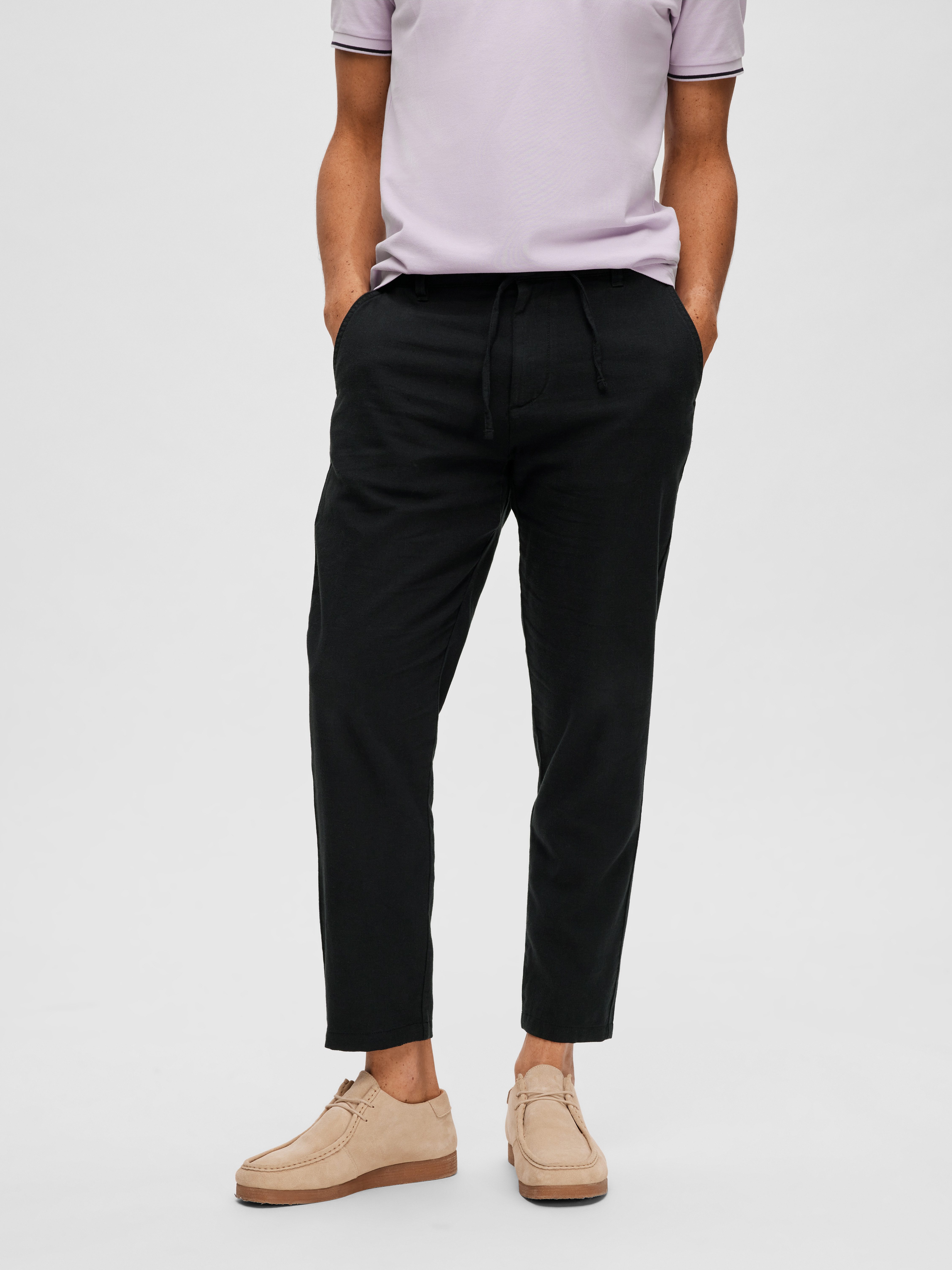 SELECTED HOMME Chinohose SLH172-SLIMTAPE BRODY LINEN PANT NOOS mit Leinen günstig online kaufen