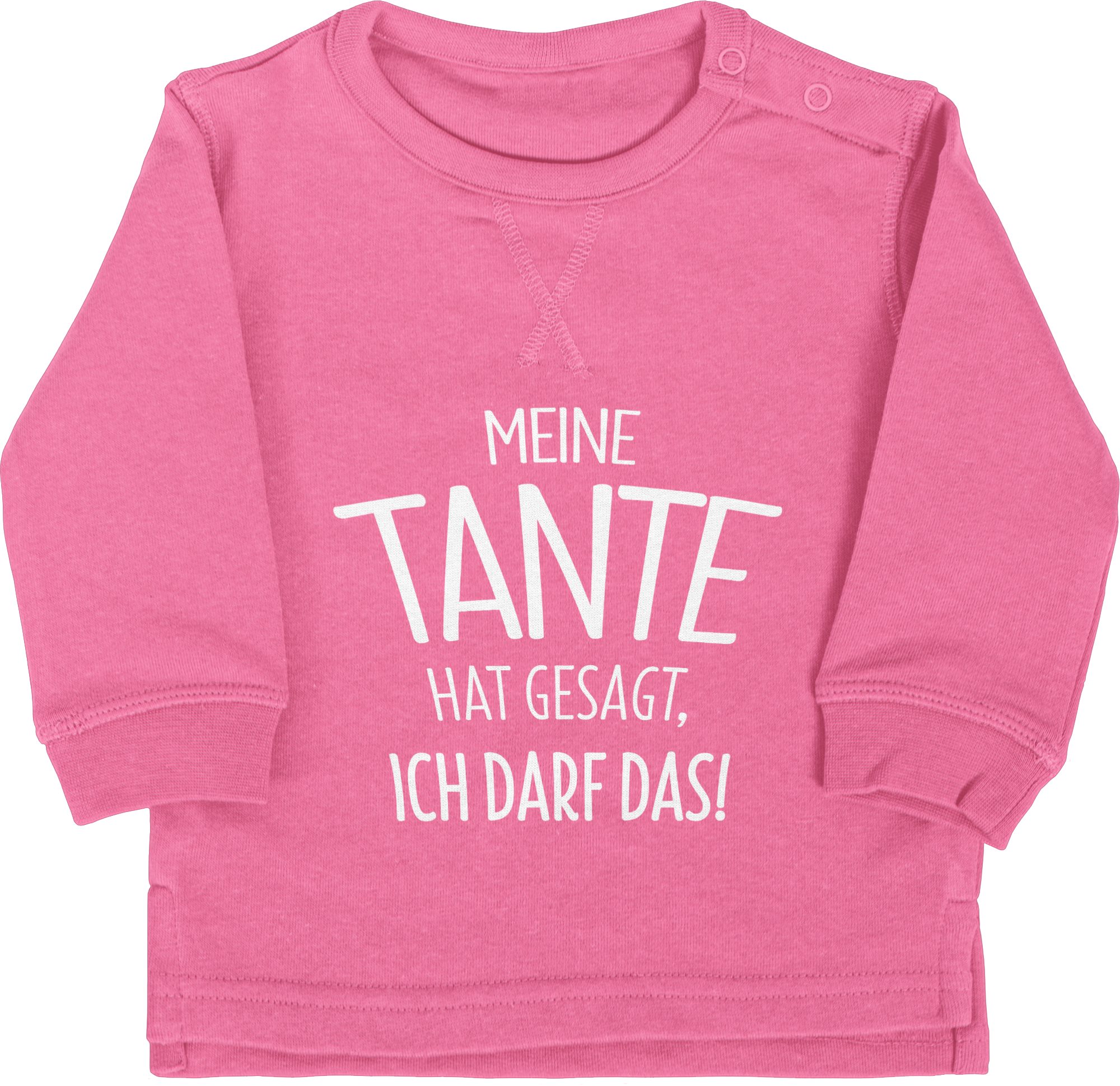 Shirtracer Sweatshirt »Meine Tante hat gesagt ich darf das Sprüche Baby Baby Pullover