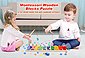 Wenta Lernspielzeug »Montessori Spielzeug aus Holz für Kinder ab 3 4 5 Jahre« (Holzspielzeug Puzzlespiel Set), Angelspiel Stapelnspiel zum Zählen Sortieren mit Farben Formen Kleinkinder Mathematik Lernspielzeug, Bild 2