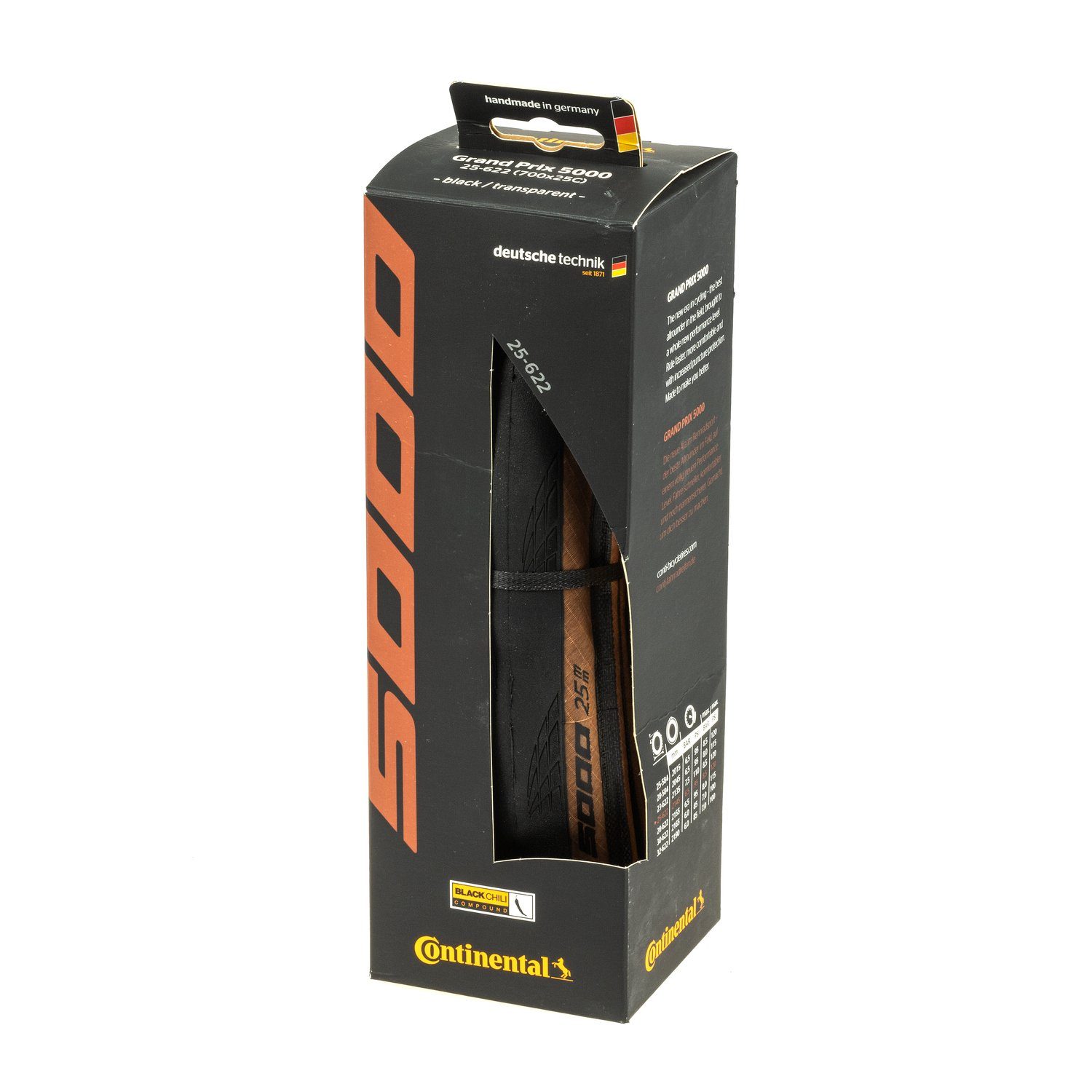 Fahrradreifen 28" Falt-Reifen "Grand Prix 5000", 700x25C (25-622)