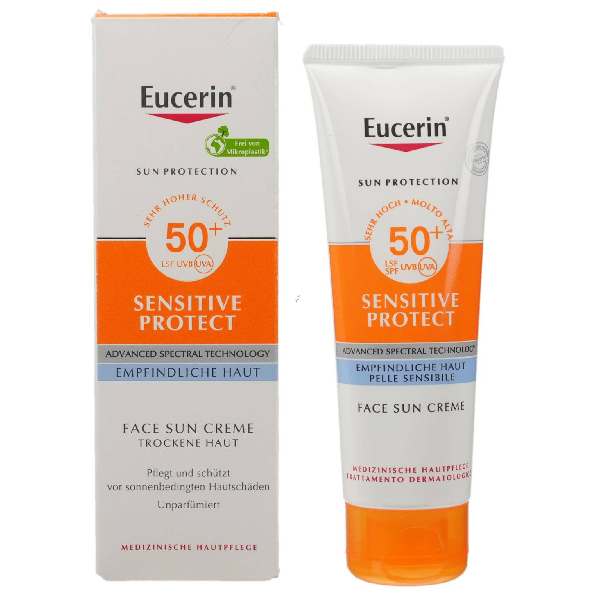 Eucerin Sonnenschutzcreme Sun Creme LSF 50+ 50ml PZN 00802461