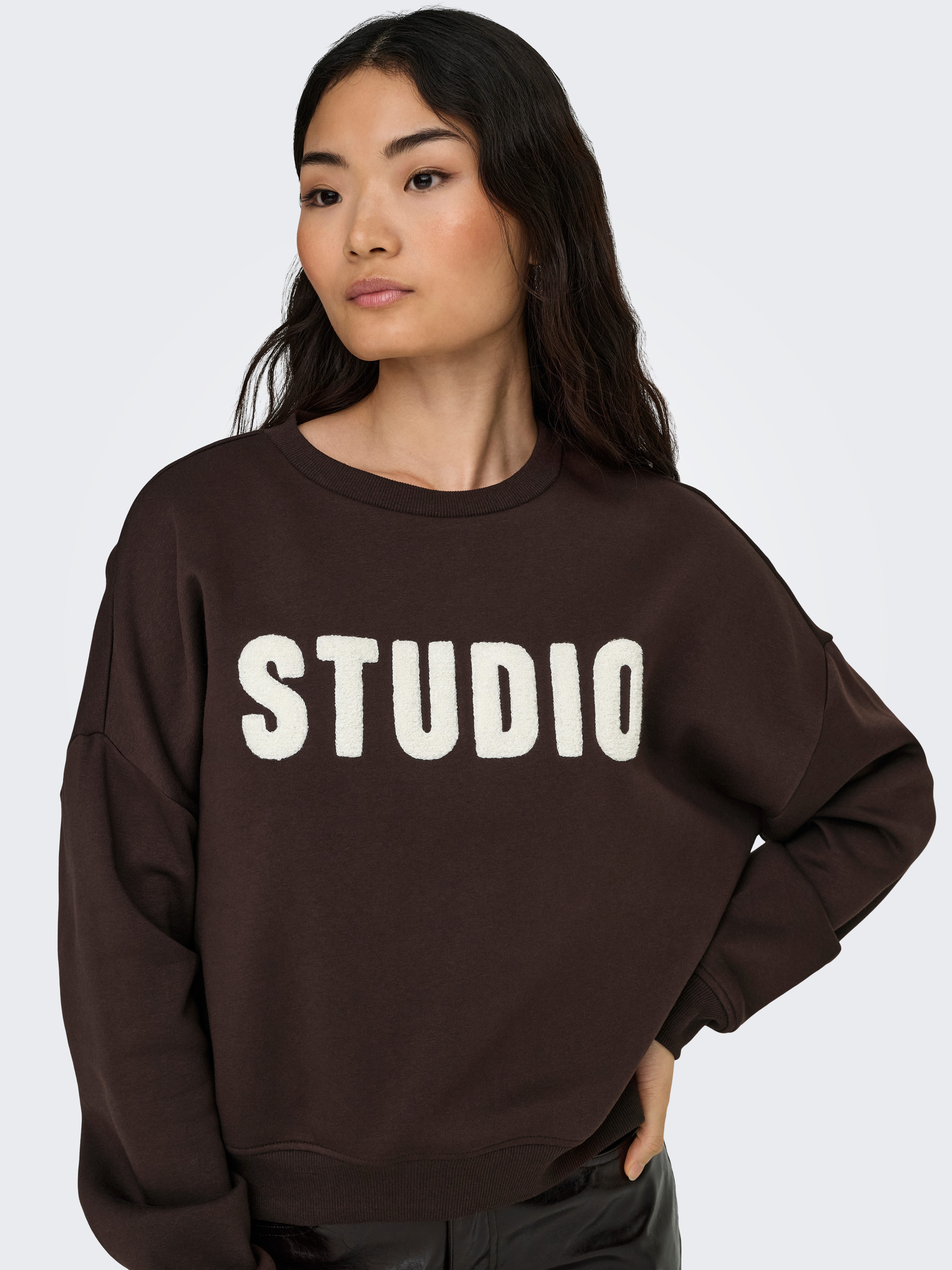ONLY Sweatshirt ONLSWEAT L/S CREW OVERSIZE STATE SWT günstig online kaufen