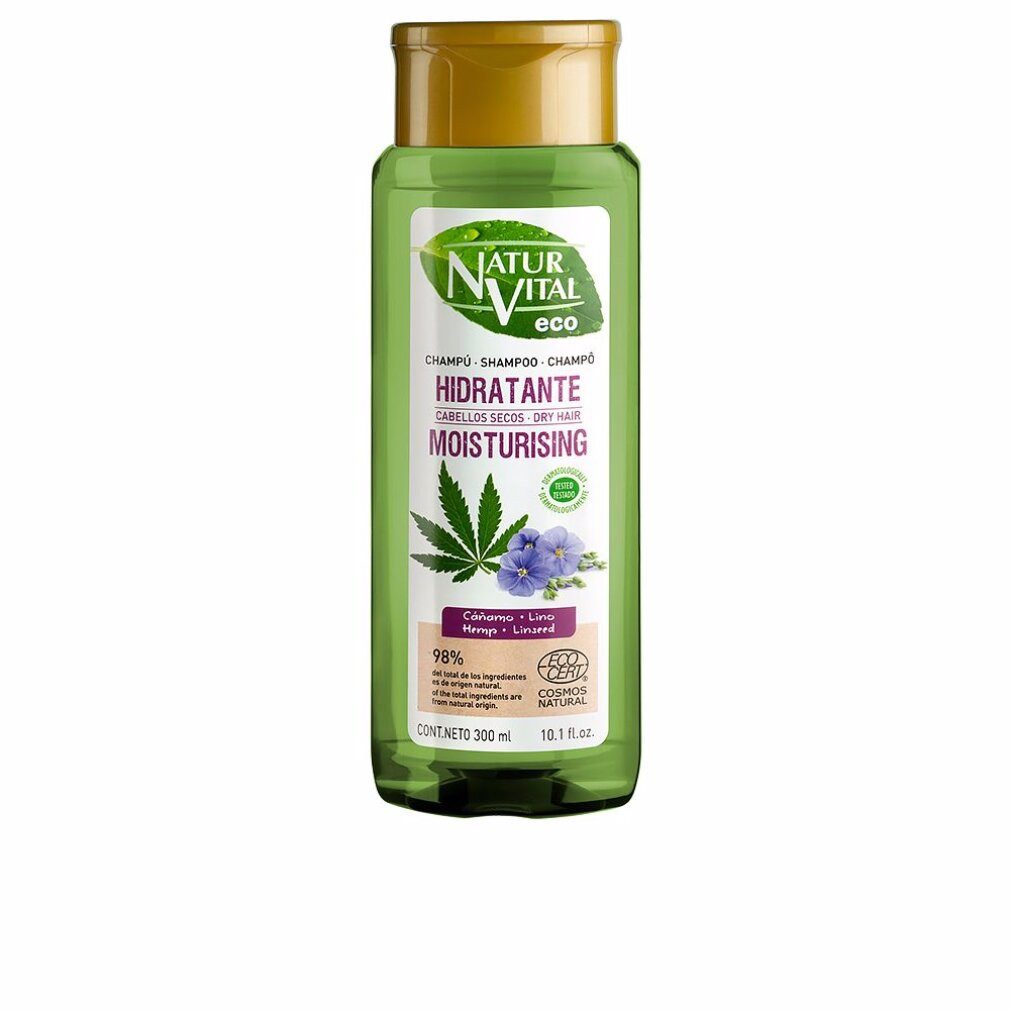 Natur Vital Haarshampoo Naturvital Eco Hidratante Cáñamo y Lino Champú 300ml