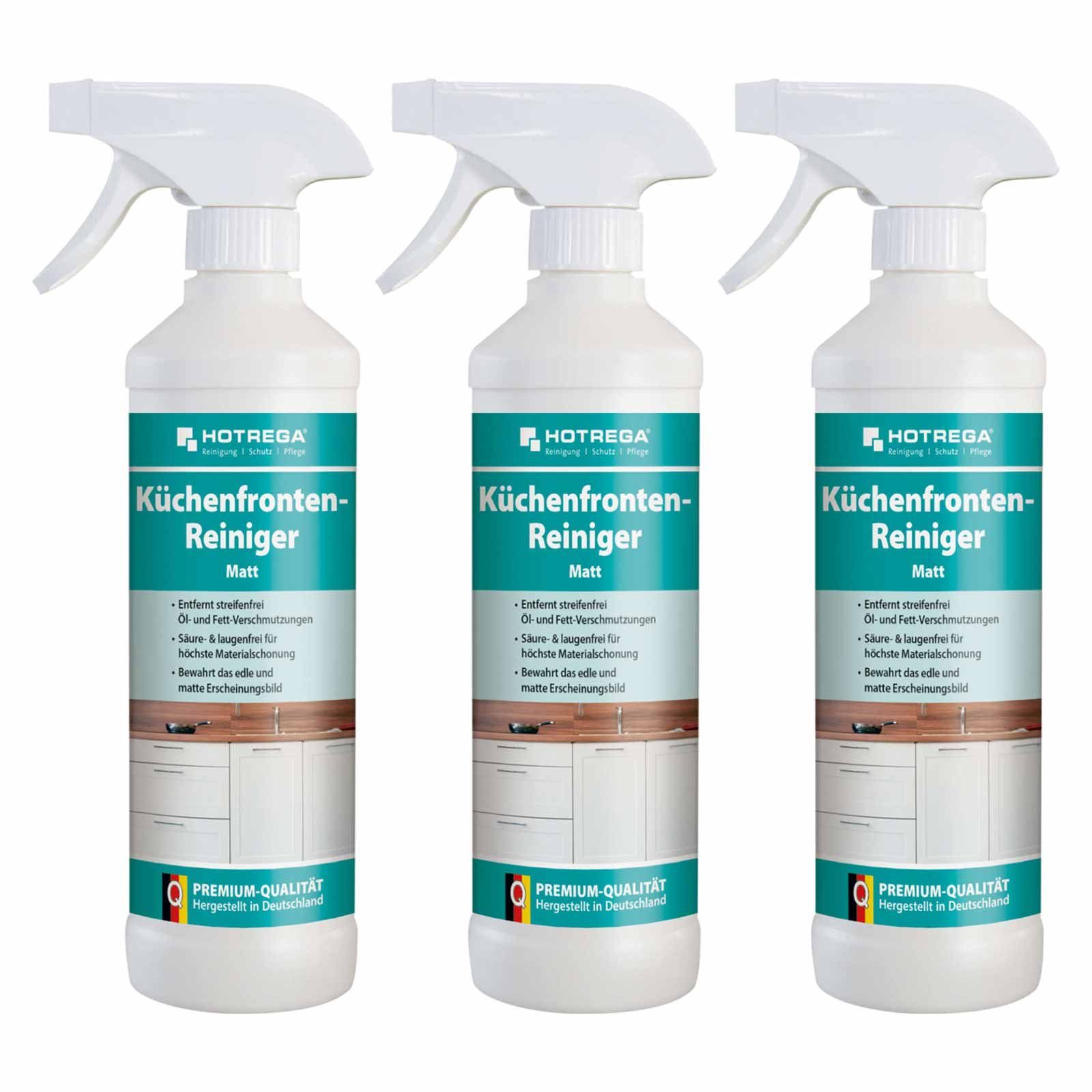 Küchenfronten Reiniger Entfetter matte Oberflächen x 500ml Küchenreiniger