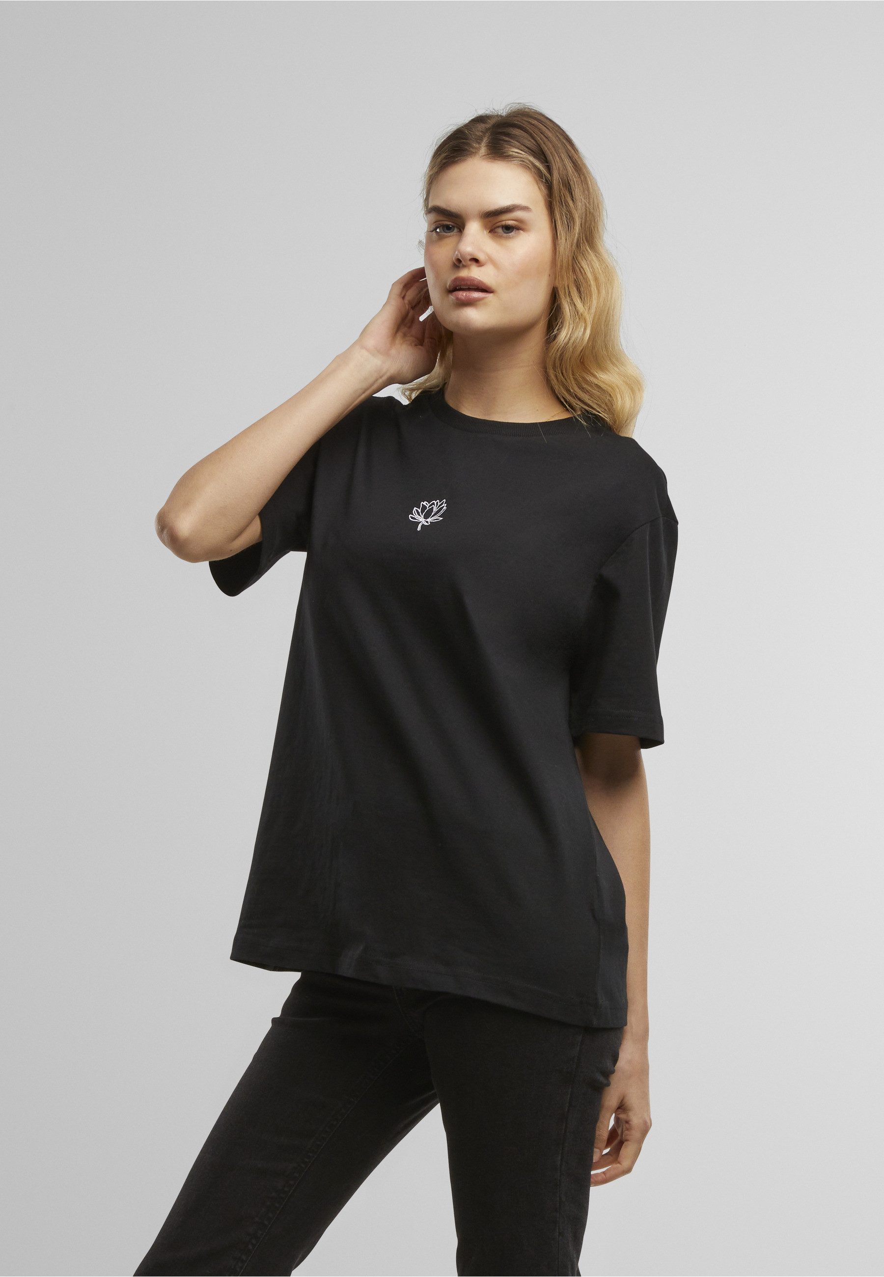 Miss Tee T-Shirt Miss Tee Lotus EMB Tee (1-tlg)