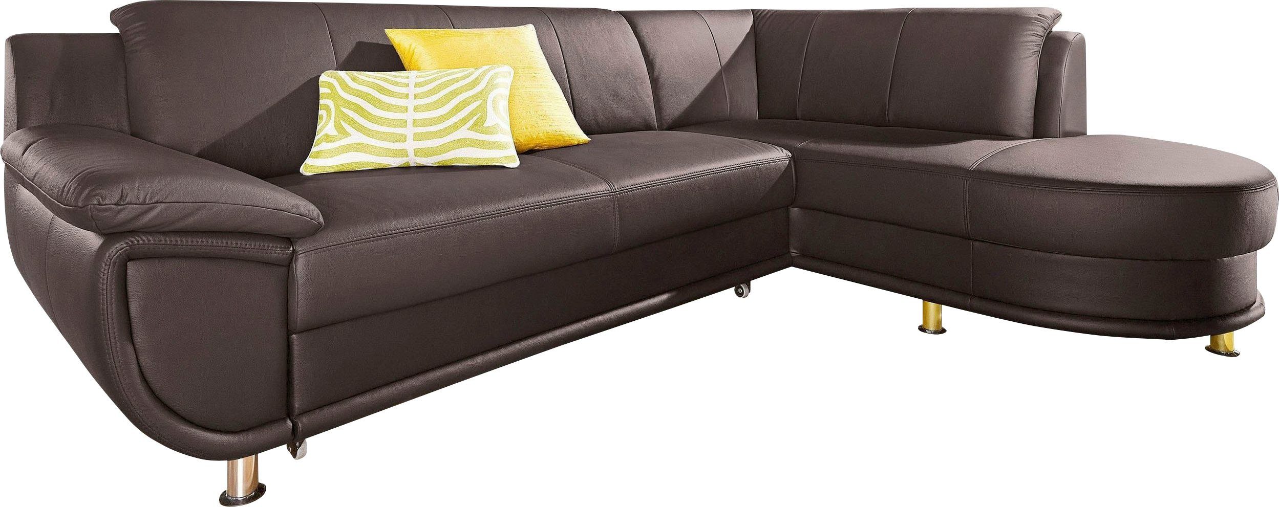 TRENDMANUFAKTUR Ecksofa "Rondo, zeitlos und elegant, OTTOs Choice, bequem, günstig online kaufen