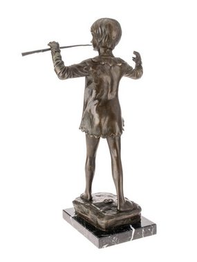 Aubaho Skulptur Bronzeskulptur Peter Pan nach George Frampton Bronze Skulptur Figur Re