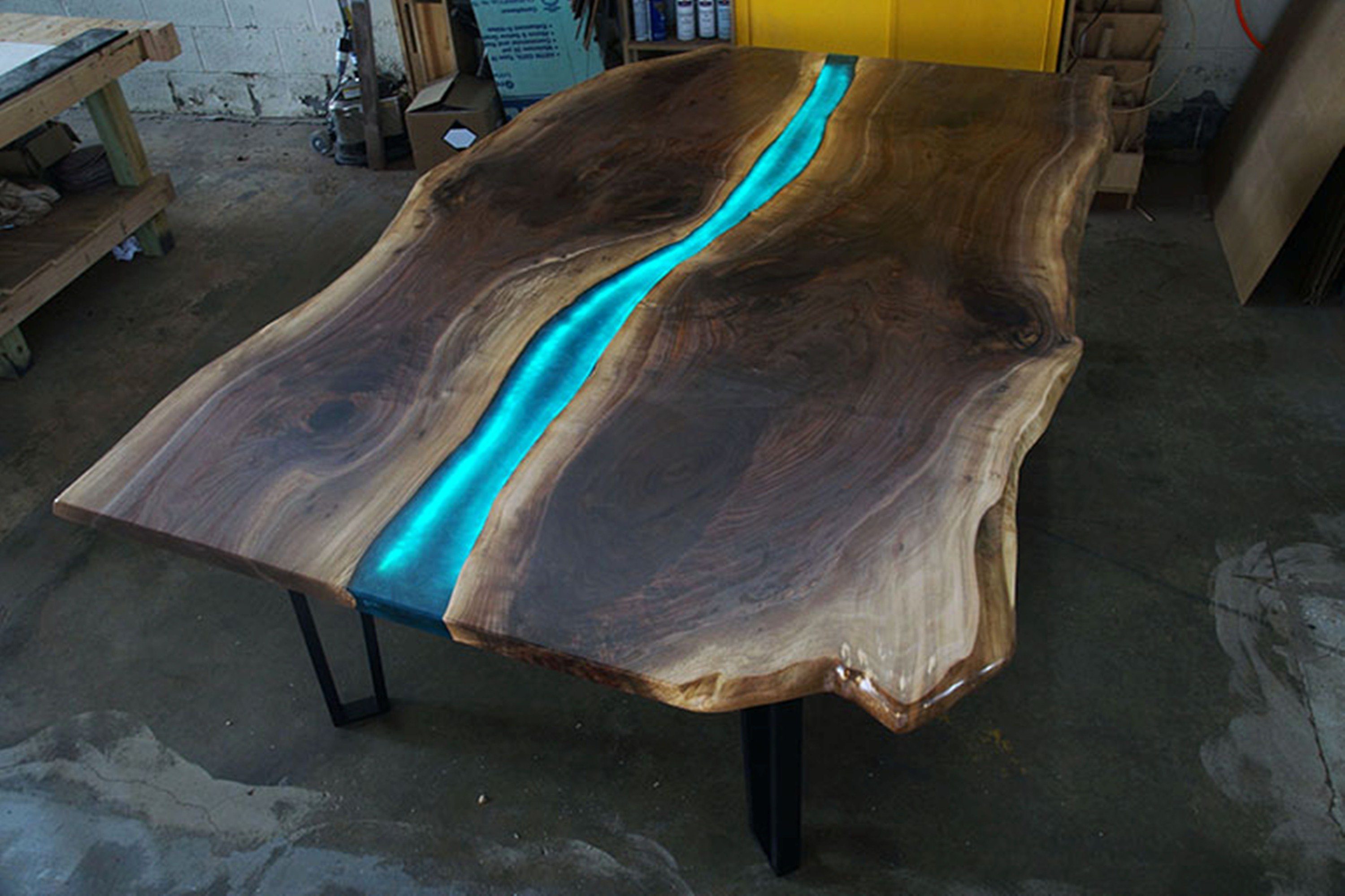 JVmoebel Esstisch, Tisch esstisch tische epoxid harz epoxy massive design  möbel