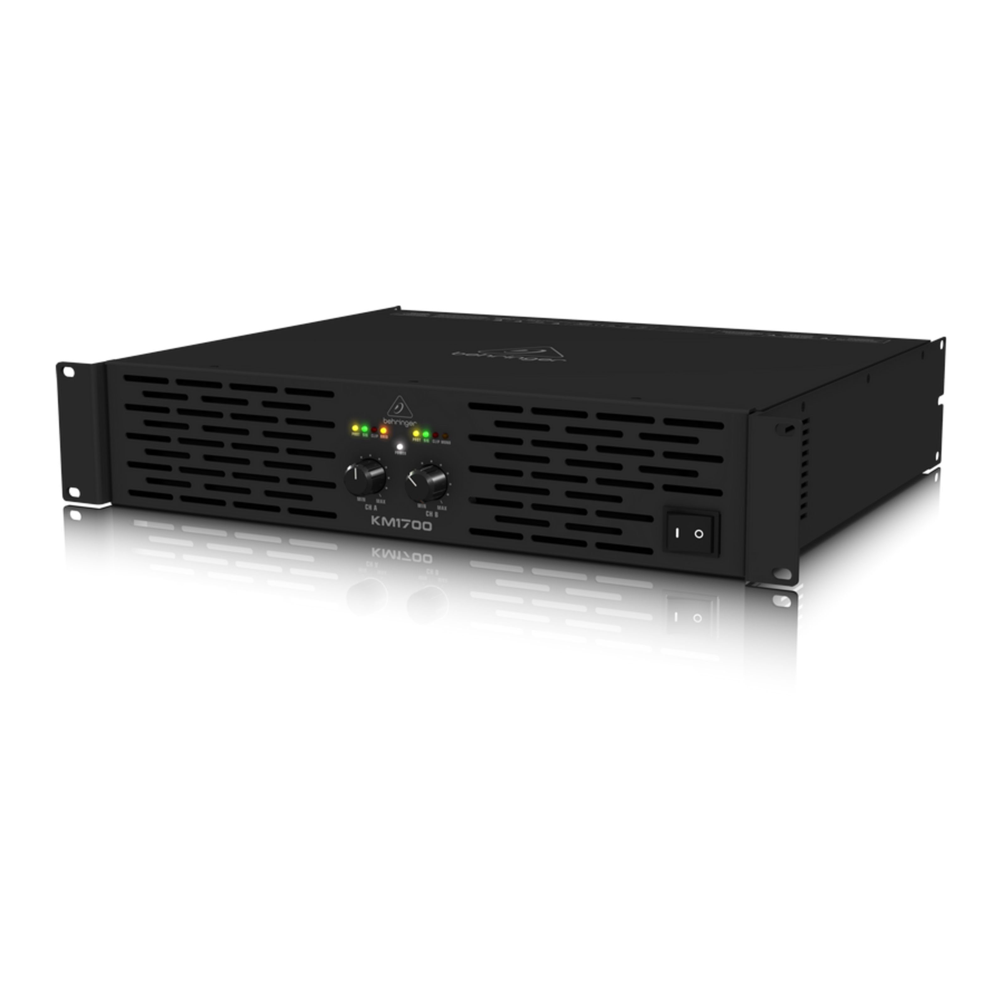 Behringer Endverstärker (KM 1700 1700W Stereo Power Amplifier - 2-Kanal Endstufe)