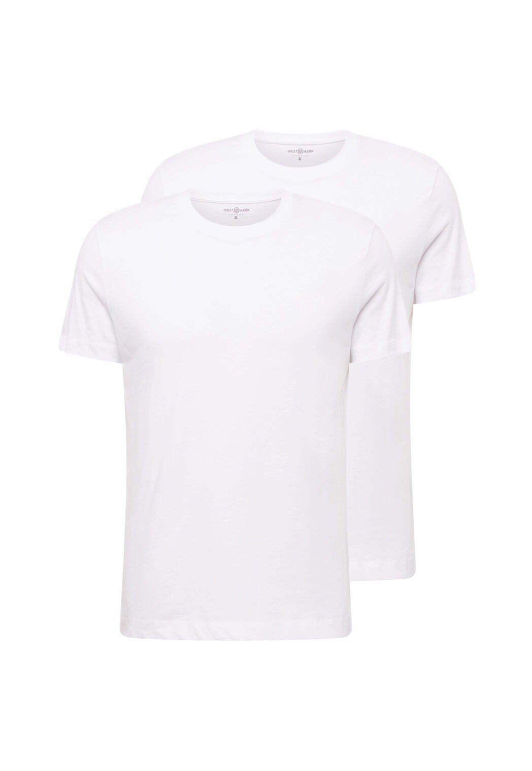 WESTMARK LONDON T-Shirt DANIEL O-NECK 2-PACK (1-tlg) White, White