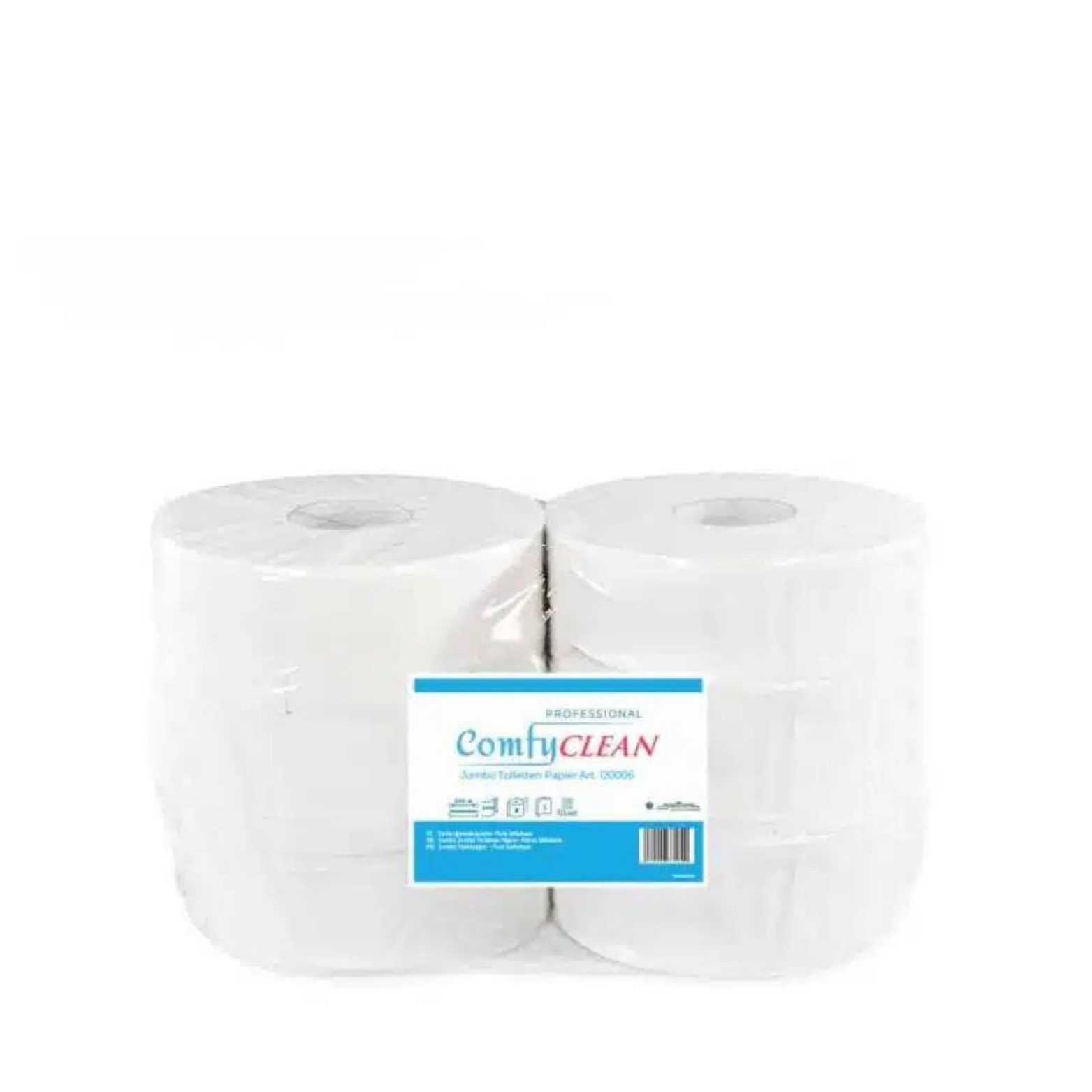 Lauroo Toilettenpapier Jumbo Toilettenpapier 1000 Blätter 6 Rollen