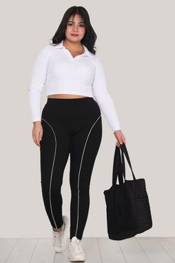 Modabout Leggings Grierte Größen Leggings Size - NTYT0513D3110SYH (1-tlg)