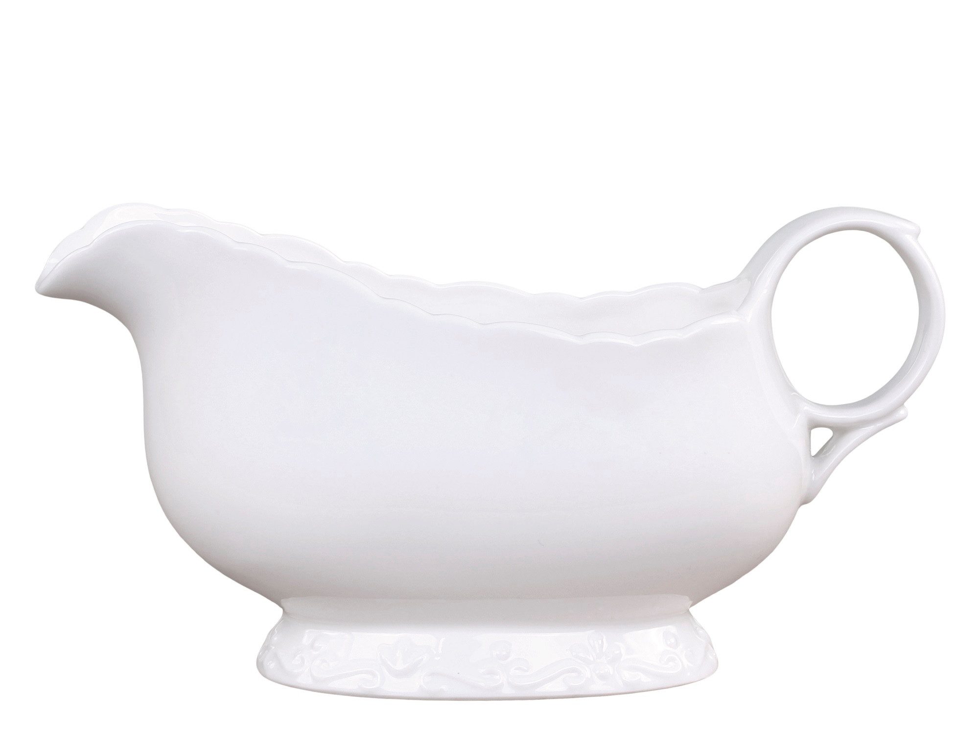 Chic Antique Sauciere Sauciere Soßenkännchen Kännchen 0,4l Porzellan "Provence" Chic, Porzellan
