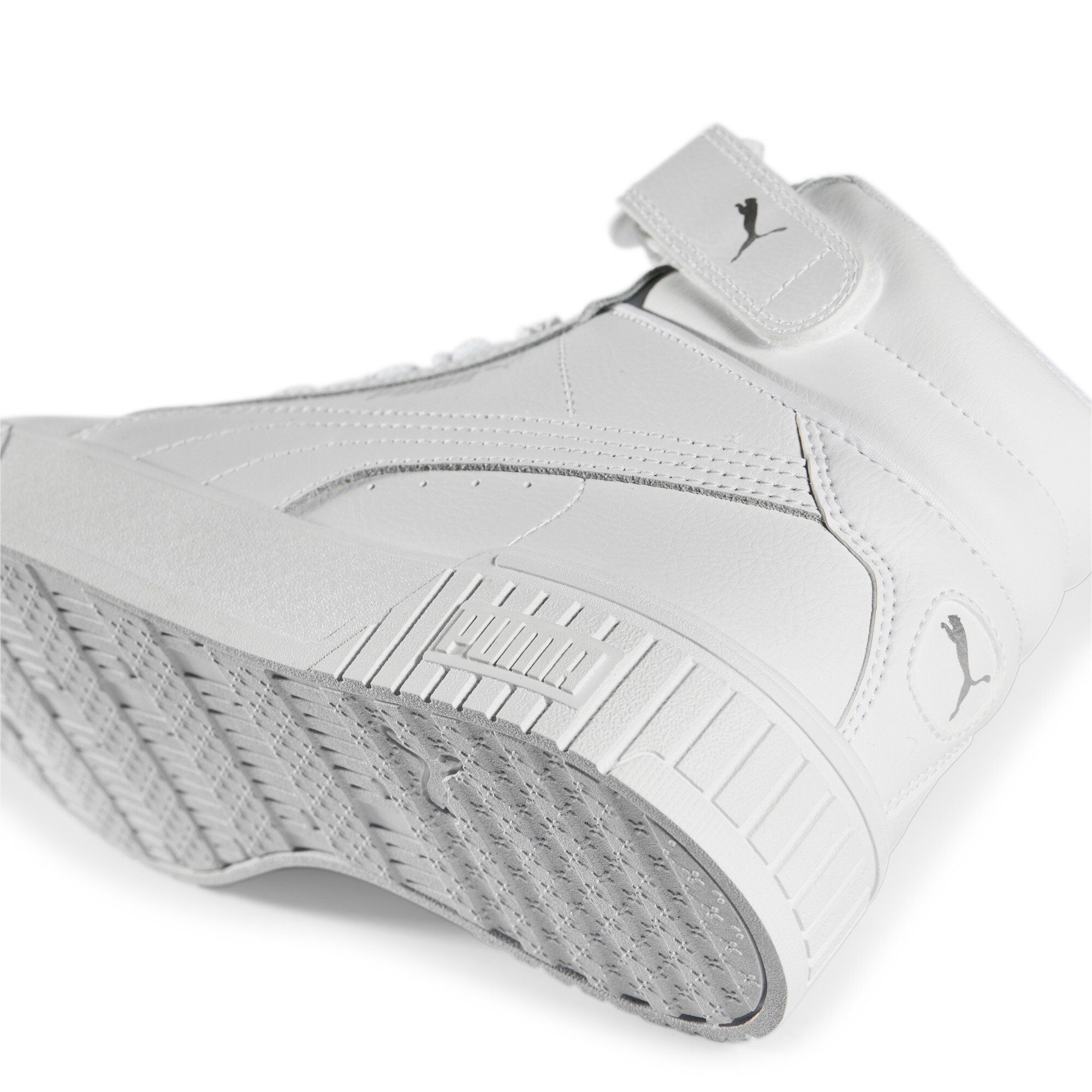 PUMA Carina 2.0 Mid Sneakers Gray Silver White Sneaker Damen