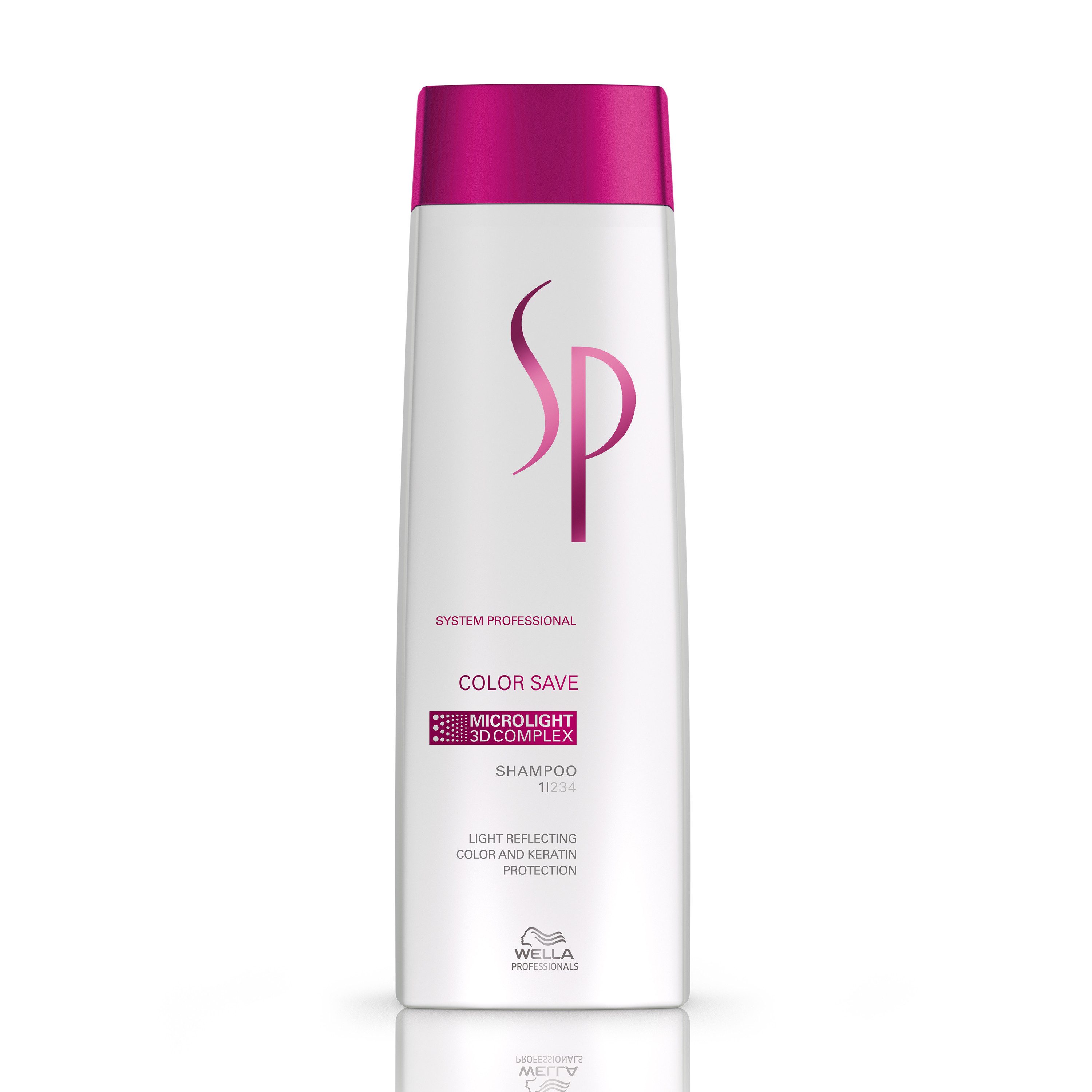Wella SP Haarshampoo COLOR SAVE SHAMPOO, farbschützend, einfache Anwendung, pflegend